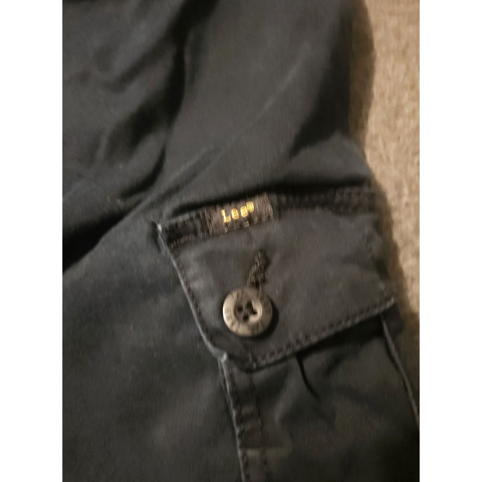 Lee LEE Cargo Shorts Men 40 Black Mid Rise Casual Outdoor Hiking Active Size US 40 / EU 56 - 6 Thumbnail