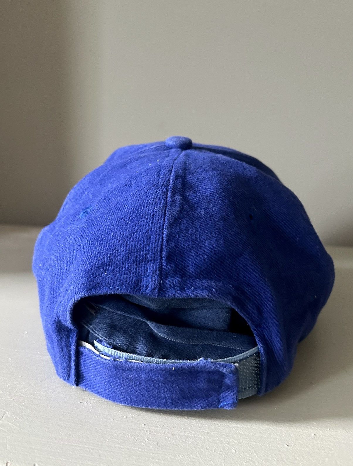 Vintage 1990s 2000s VINTAGE BLUE COTTON BT CELLNET BASEBALL CAP Size ONE SIZE - 4 Thumbnail