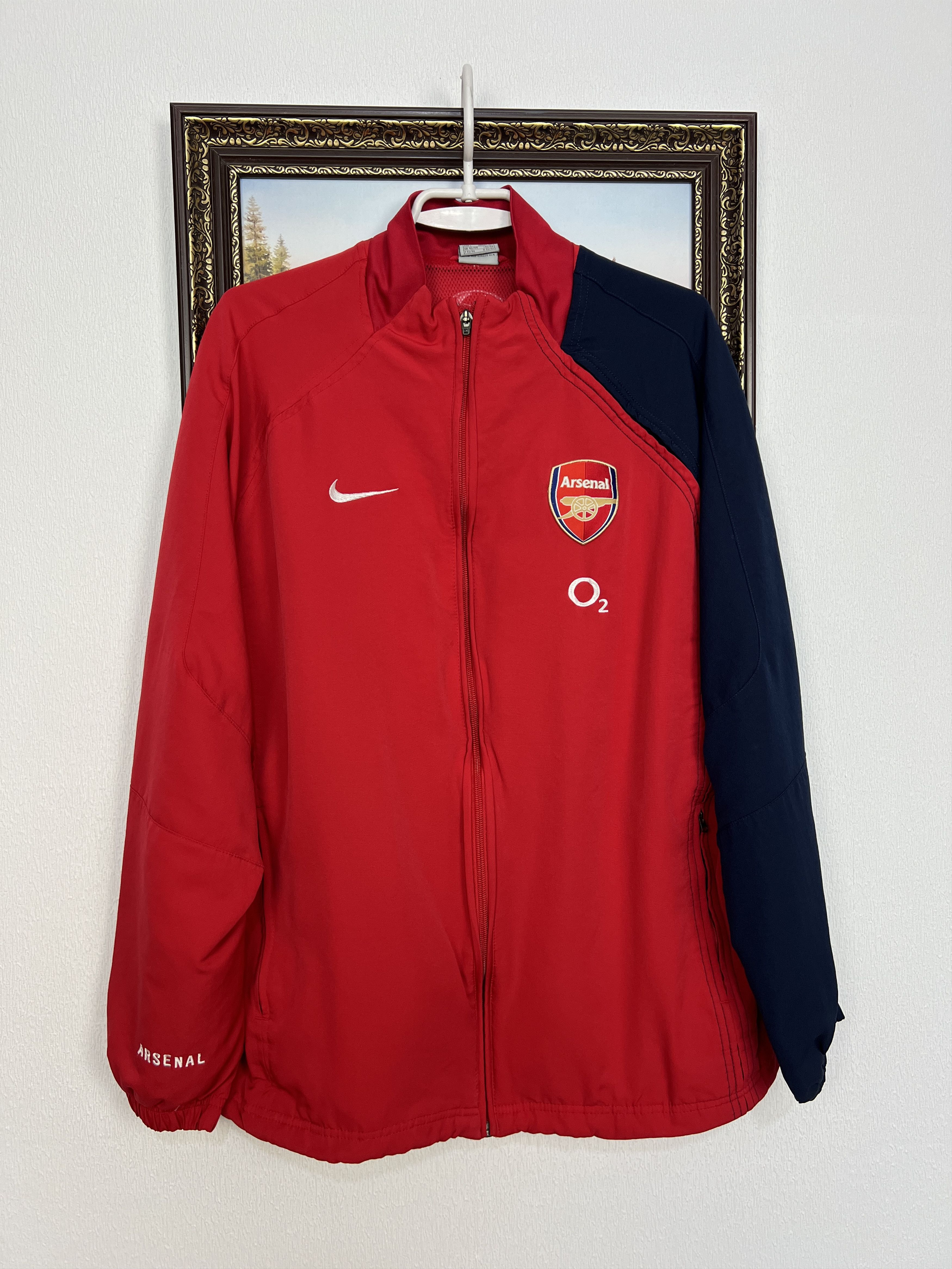 Nike Vintage 2000's Arsenal Jacket Soccer Track Top Gunners Rare Size US L / EU 52-54 / 3 - 1 Thumbnail