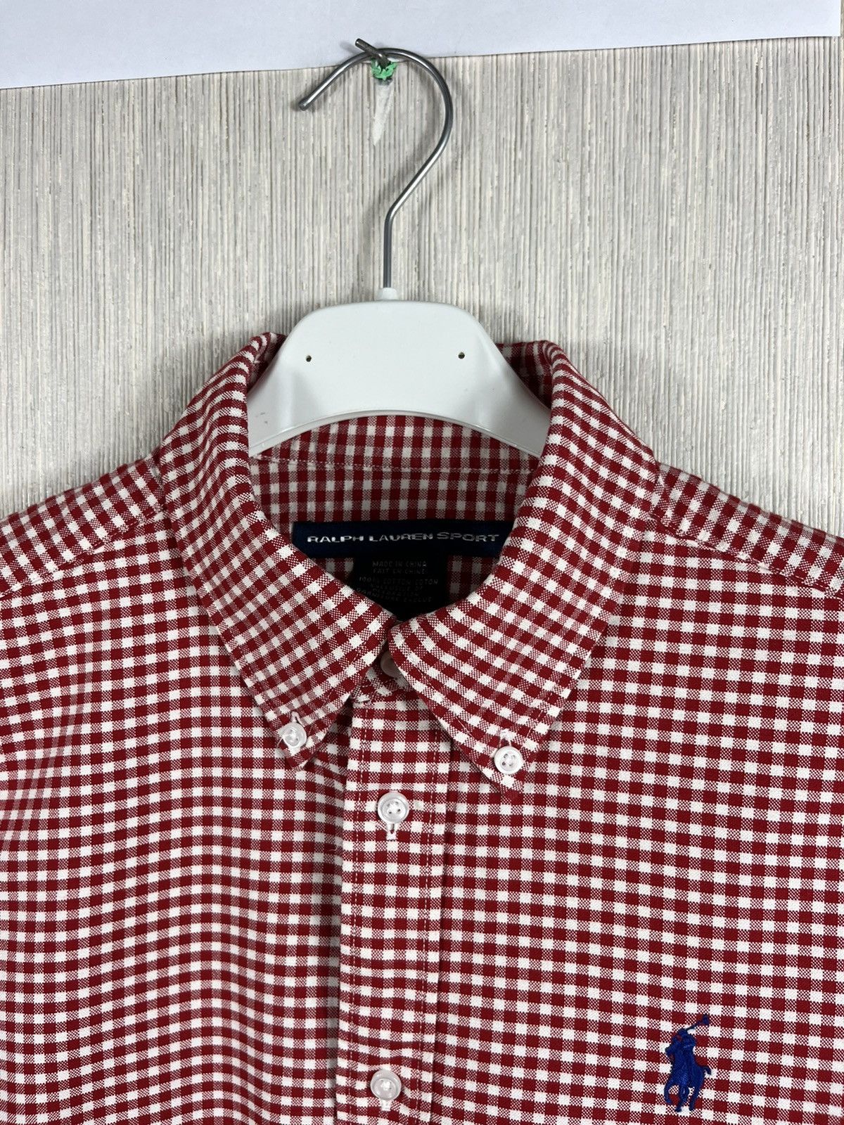 Ralph Lauren × Ralph Lauren Sport × Vintage Vintage Ralph Lauren Sport gingham classic shirt checked Size M / US 6-8 / IT 42-44 - 9 Thumbnail