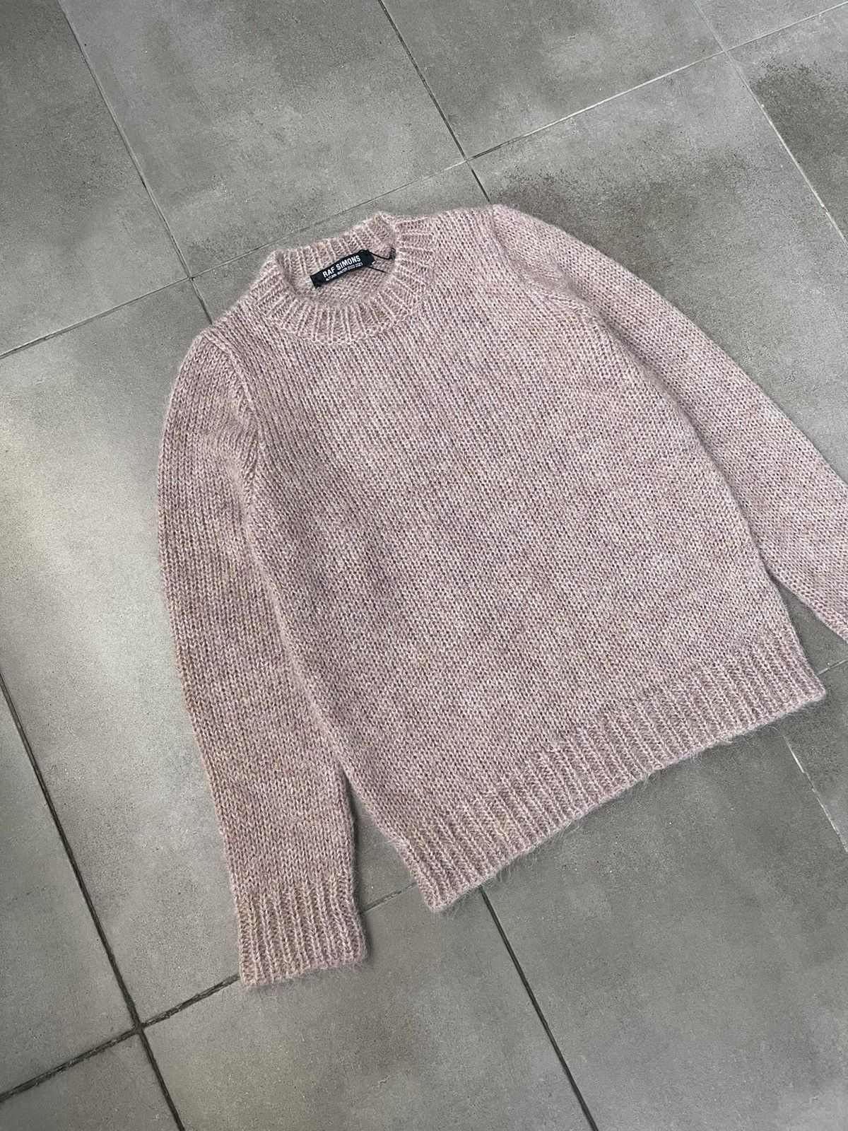 Raf Simons !DS! AW22/23 Raf Simons Roundneck Pink Mohair Sweater Size US S / EU 44-46 / 1 - 9 Thumbnail