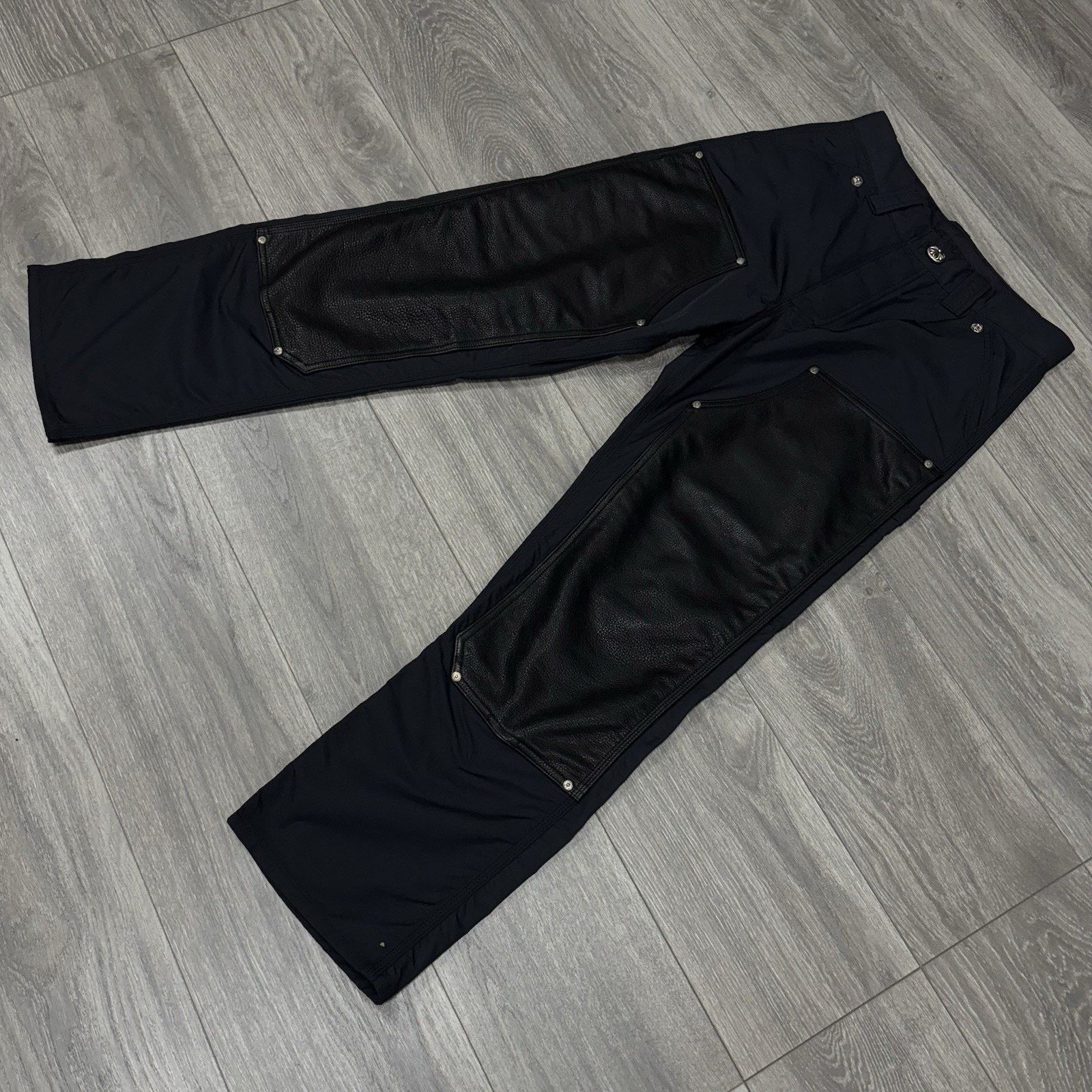 Chrome Hearts Chrome Hearts Leather Knee Carpenter Pants | WORN 1-3X Size US 30 / EU 46 - 3 Thumbnail