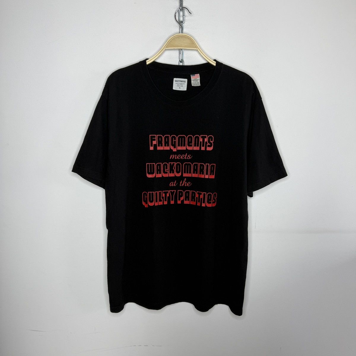 Wacko Maria Wacko Maria Guilty Parties Logo Tee Black Size XL