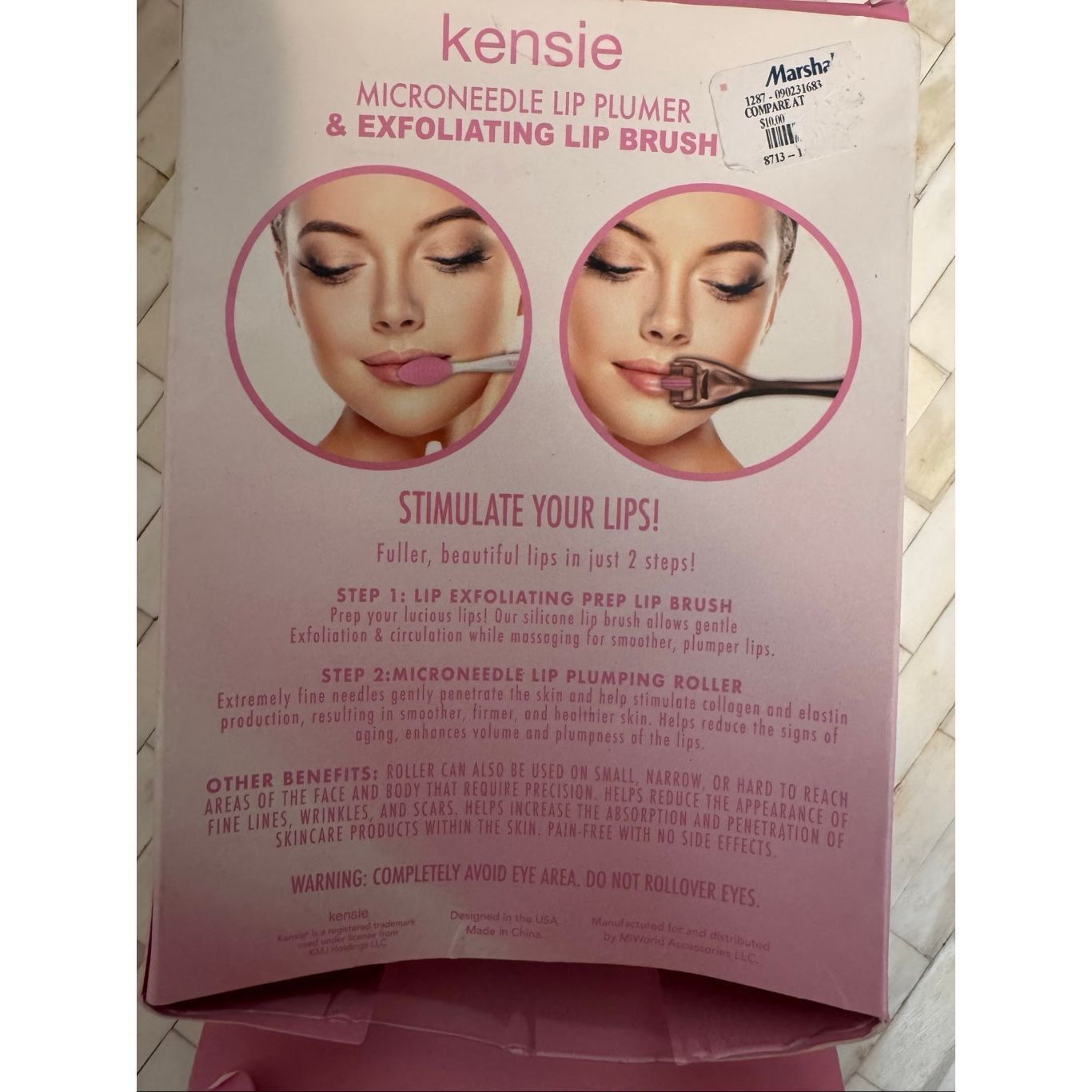 Other Kensie Microneedle Lip Plumper & Exfoliating Lip Brush | Col Size ONE SIZE - 4 Thumbnail