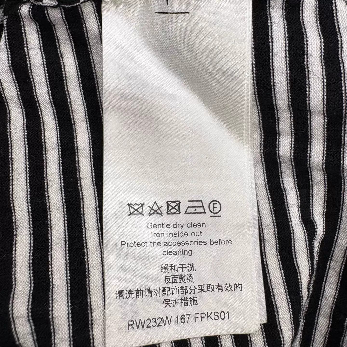 Louis Vuitton LV B&W Stripe Crewneck Knit SS Tee L New Size L / US 10 / IT 46 - 4 Thumbnail