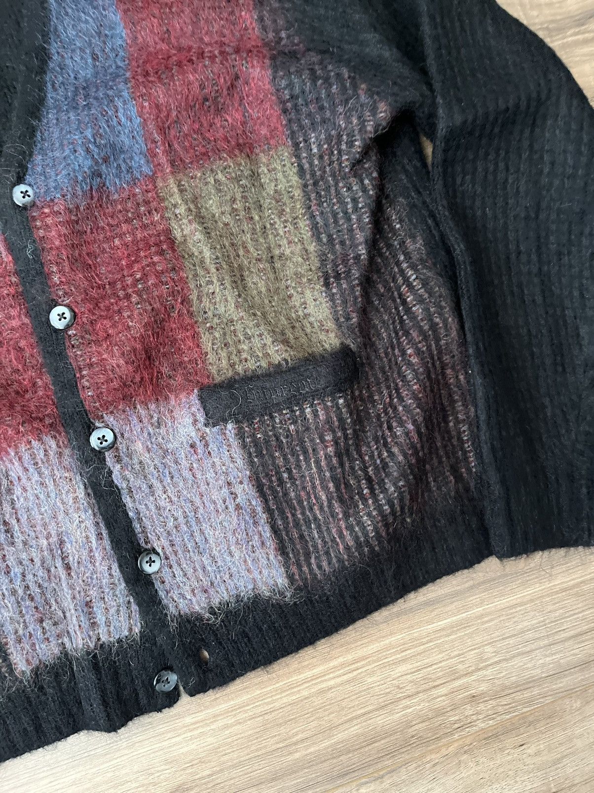Supreme Supreme Brushed Grid Cardigan Size US M / EU 48-50 / 2 - 5 Thumbnail