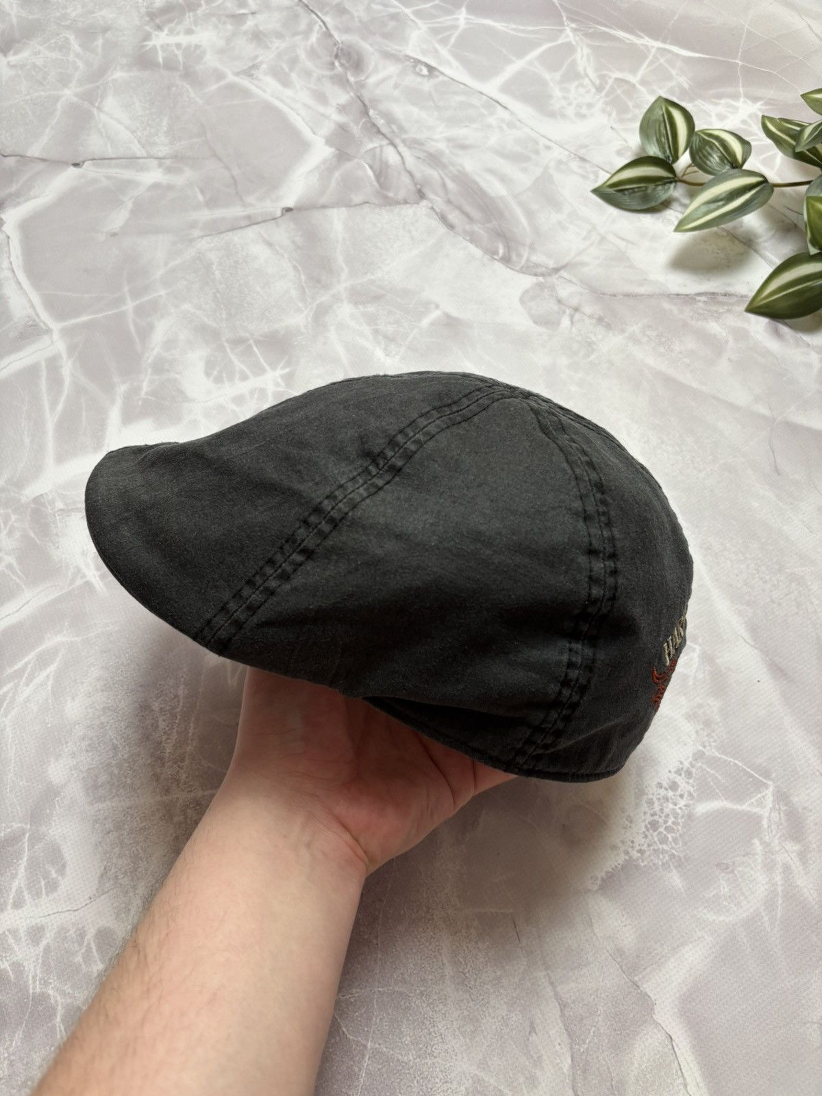 Harley Davidson Harley Davidson Flame Graphic Ivy Cap Fitted Mens Size M Size 38 - 3 Thumbnail