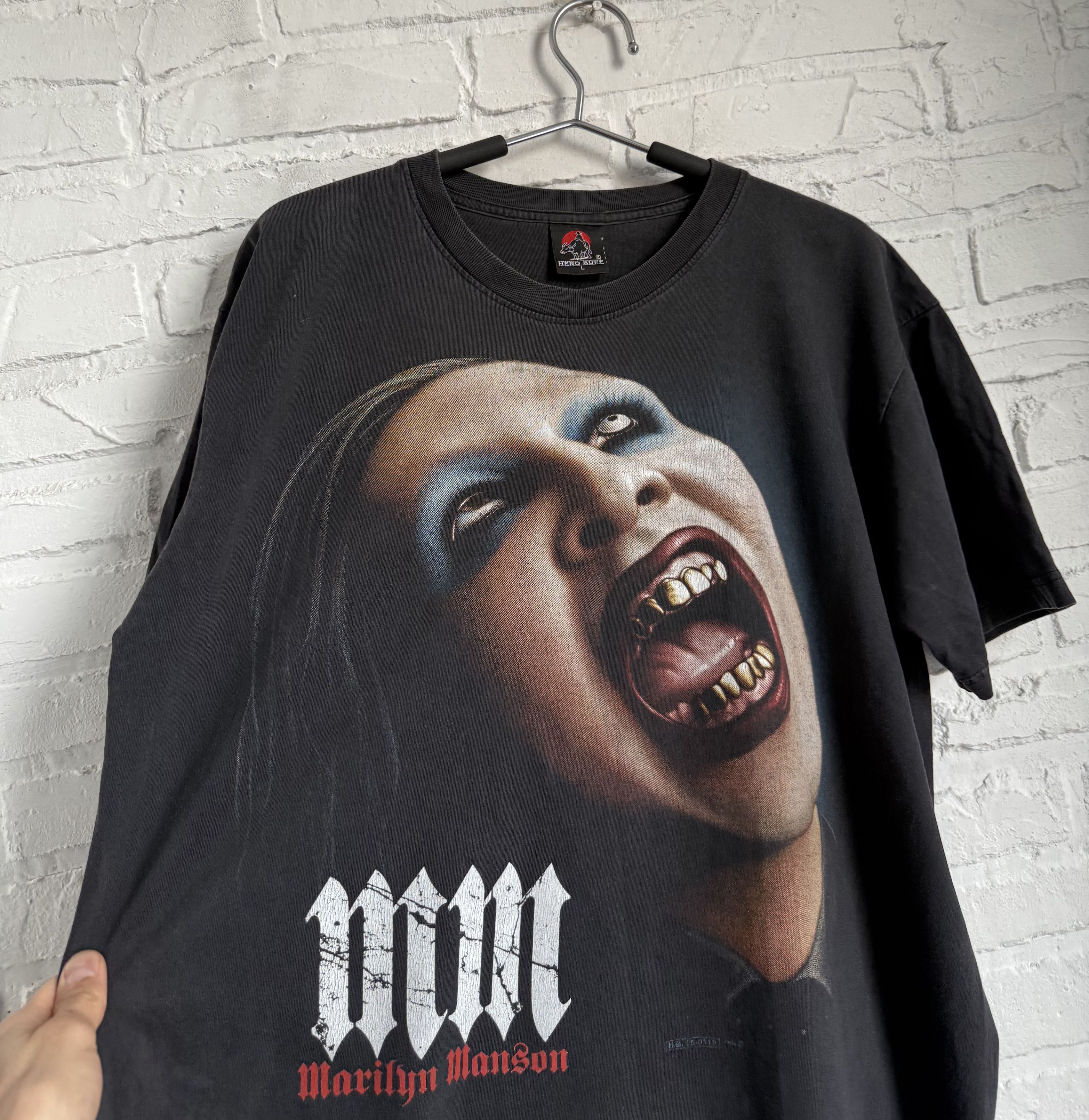 Band Tees Vintage 2003 Marilyn Manson Golden Age of Grotesque t-shirt Size US L / EU 52-54 / 3 - 2 Thumbnail