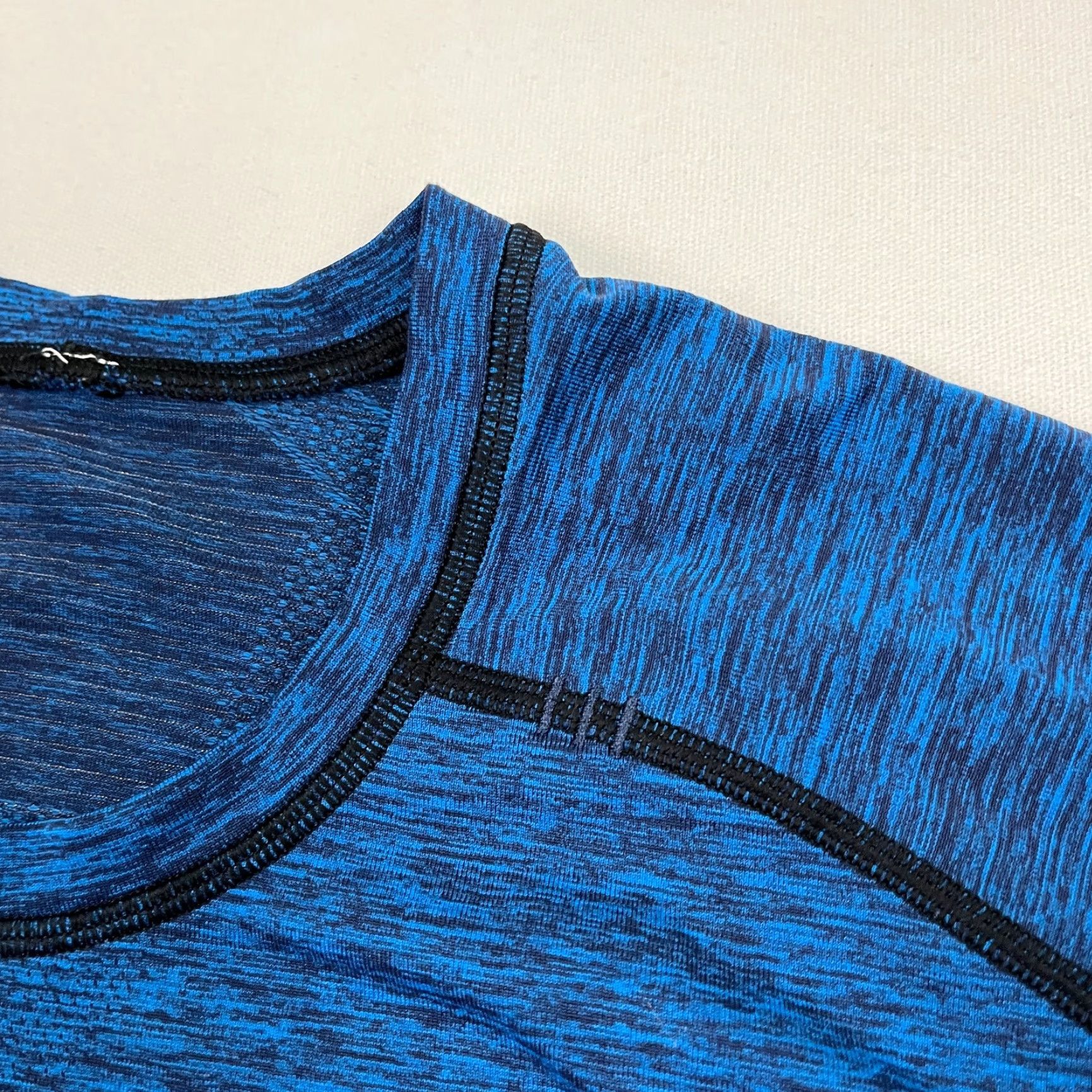Lululemon Lululemon Metal Vent Tech Shirt Mens 2XL Heather Blue Black Active Training Shirt Size US XXL / EU 58 / 5 - 7 Thumbnail