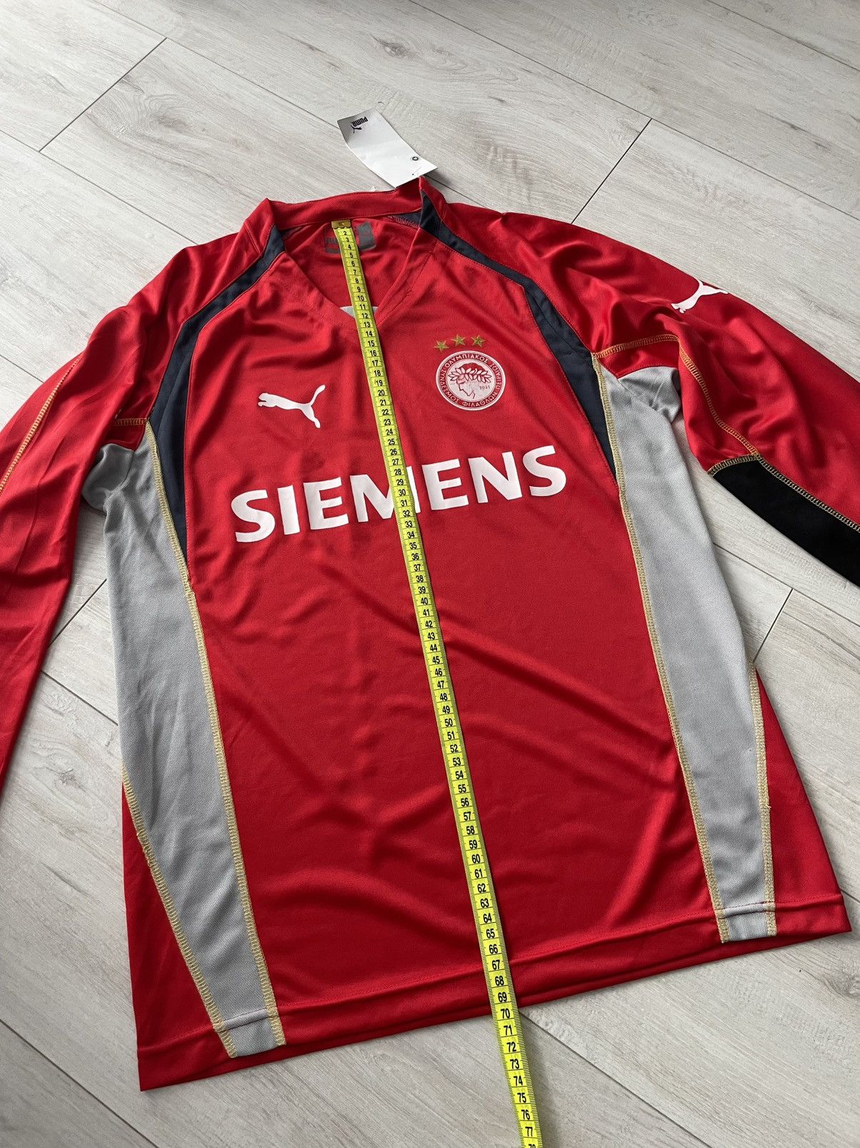 Puma Vintage Puma Olympiacos 2005/2006 Goalkeeper Football Shirt Size US S / EU 44-46 / 1 - 13 Thumbnail