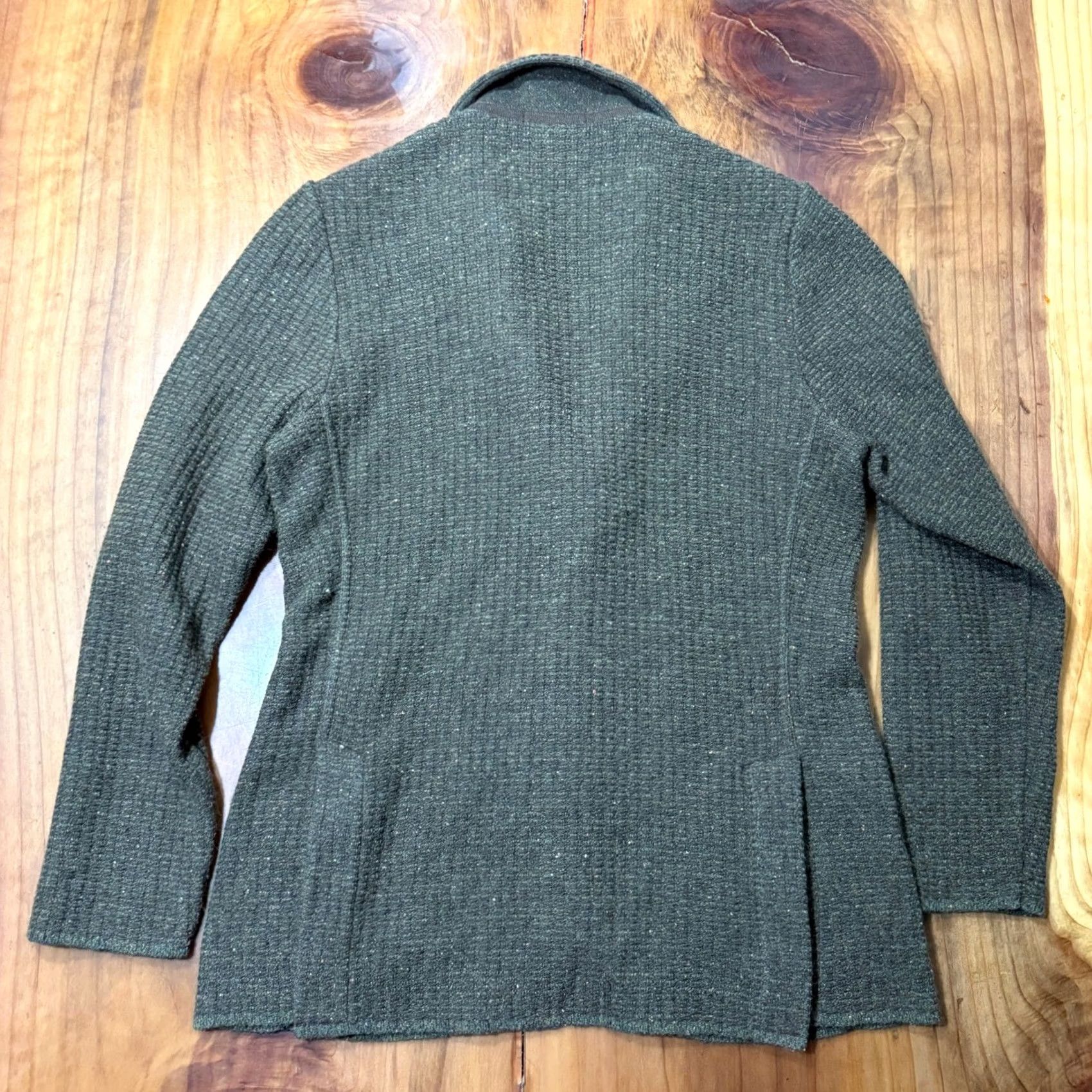 Lardini Lardini Italy Mens Cardigan Sweater L Alpaca Wool blend Button Collar Pockets Green Long Sleeve Knit Chunky-Knit Regular Size L Mens' Cardigan Sweater Size US L / EU 52-54 / 3 - 7 Thumbnail