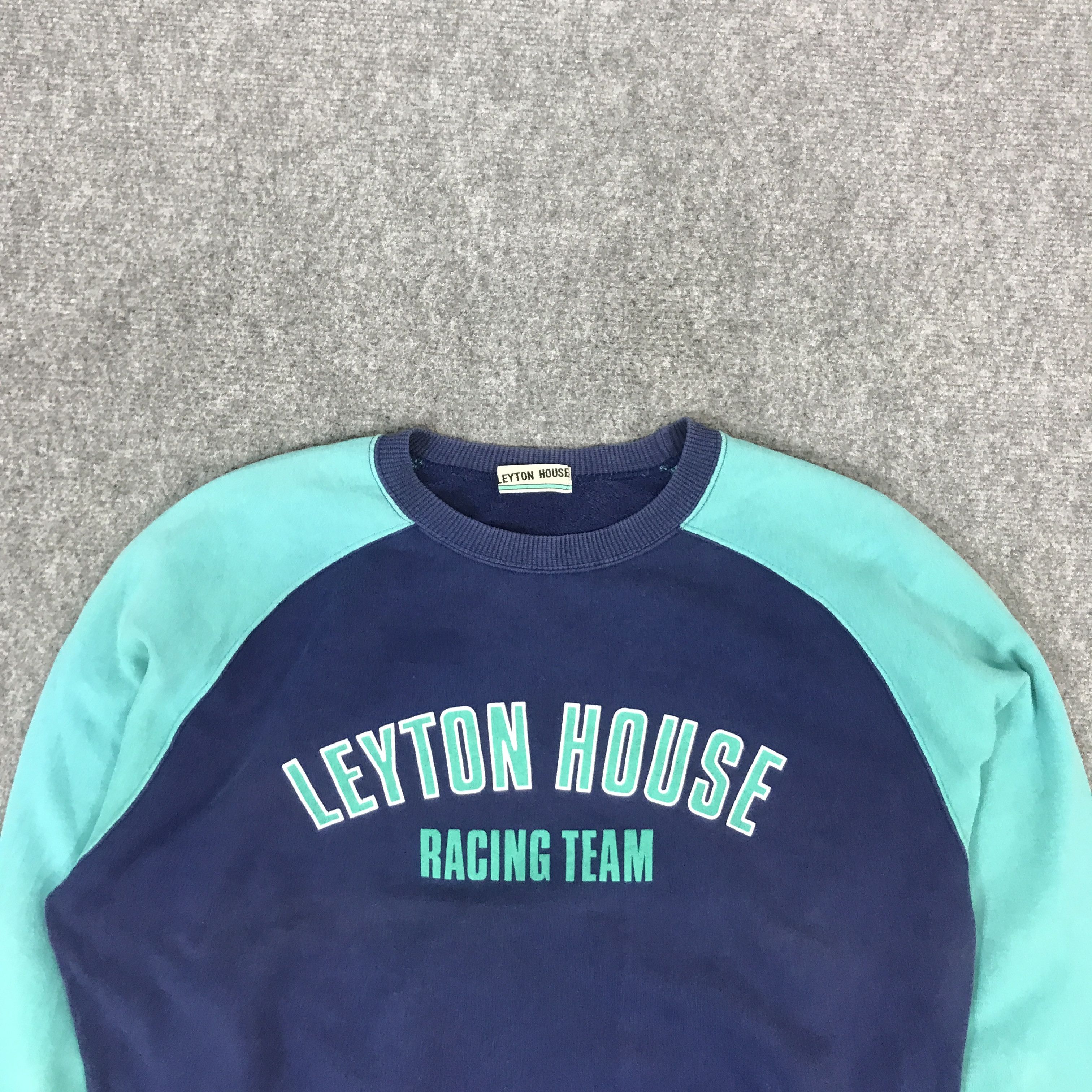 Japanese Brand LEYTON HOUSE RACING TEAM SWEATSHIRTJACKET Size US M / EU 48-50 / 2 - 3 Thumbnail