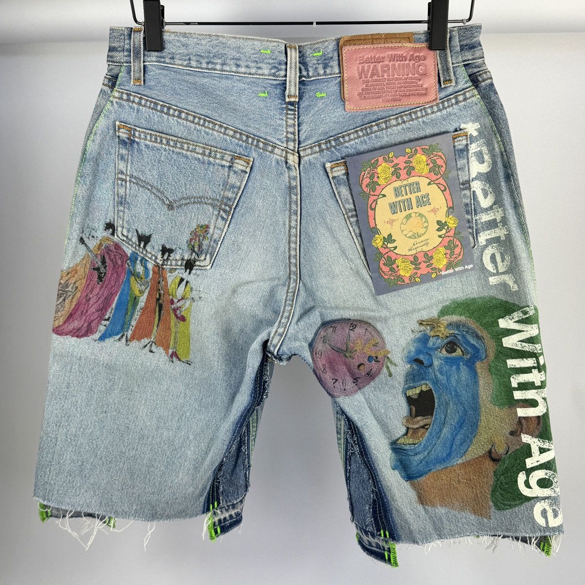Better With Age LEVI’S HARRISON TRIPLE WIDE DENIM SHORTS Size US 30 / EU 46 - 2 Thumbnail