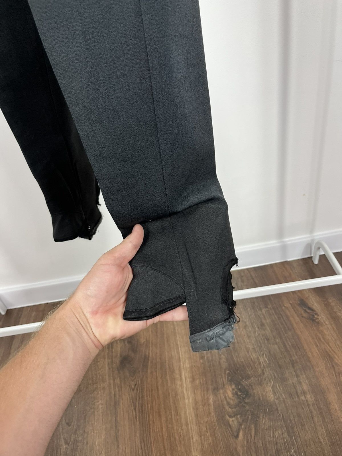Vintage Vintage Military Riding Pants With Stirrup-Style Hem Black Size US 32 / EU 48 - 3 Thumbnail