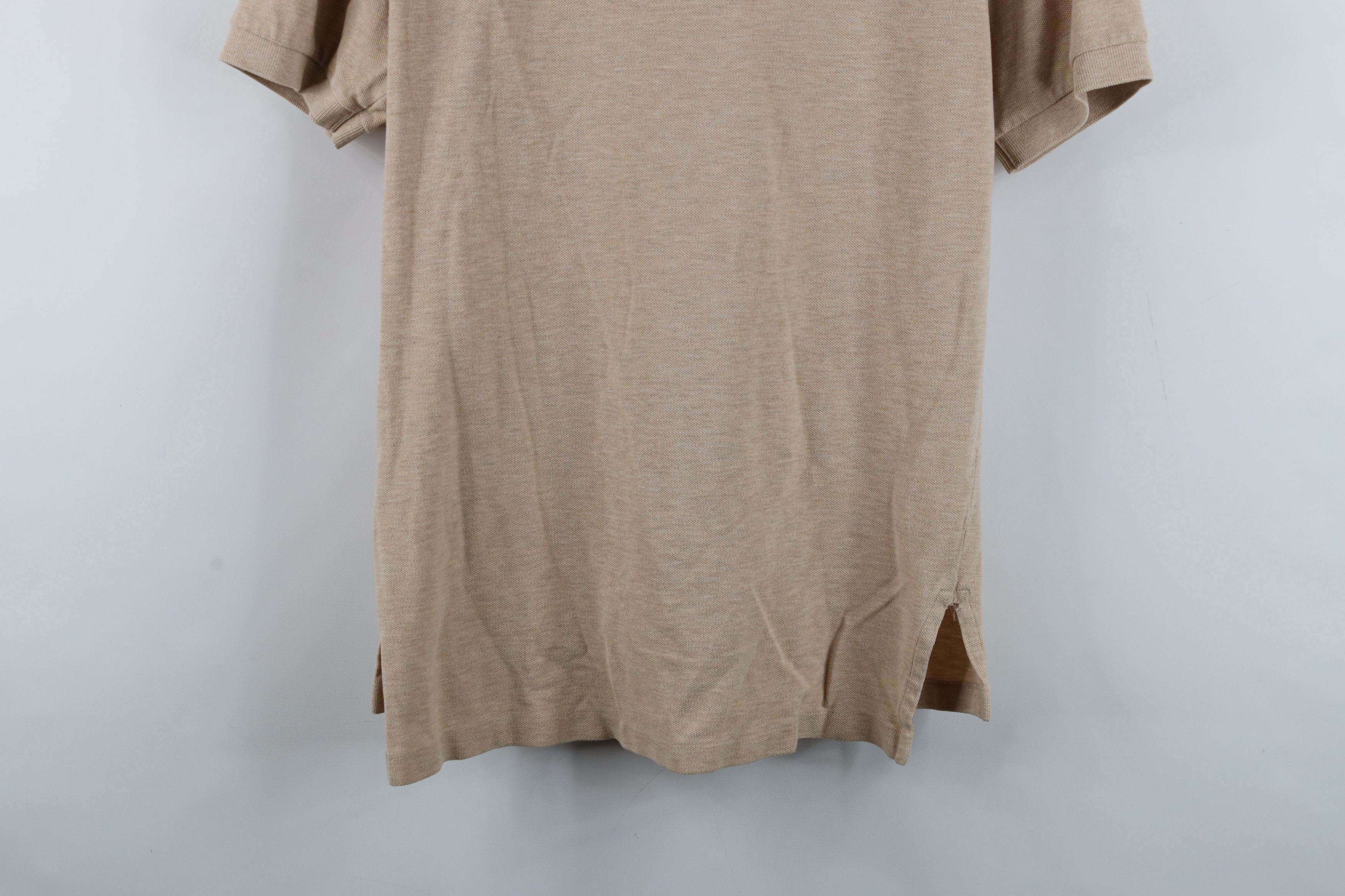 Polo Ralph Lauren Vintage 90s Ralph Lauren Pique Cotton Golf Polo Shirt Beige Size US S / EU 44-46 / 1 - 14 Thumbnail