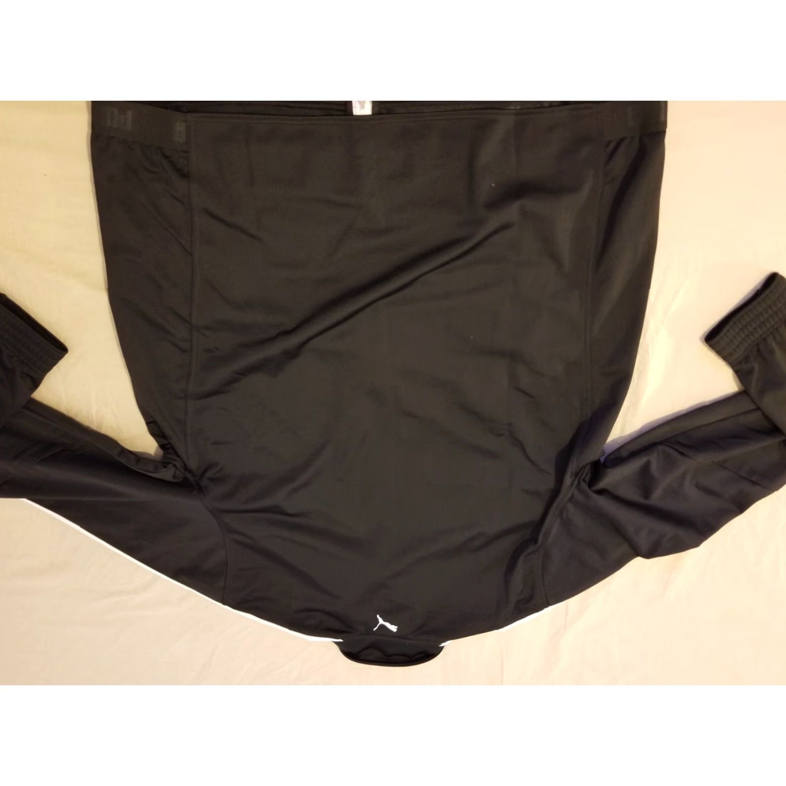 Puma PUMA Jacket 2XL Black Athletic Gym Workout Mens Track Jacket Size US XXL / EU 58 / 5 - 5 Thumbnail