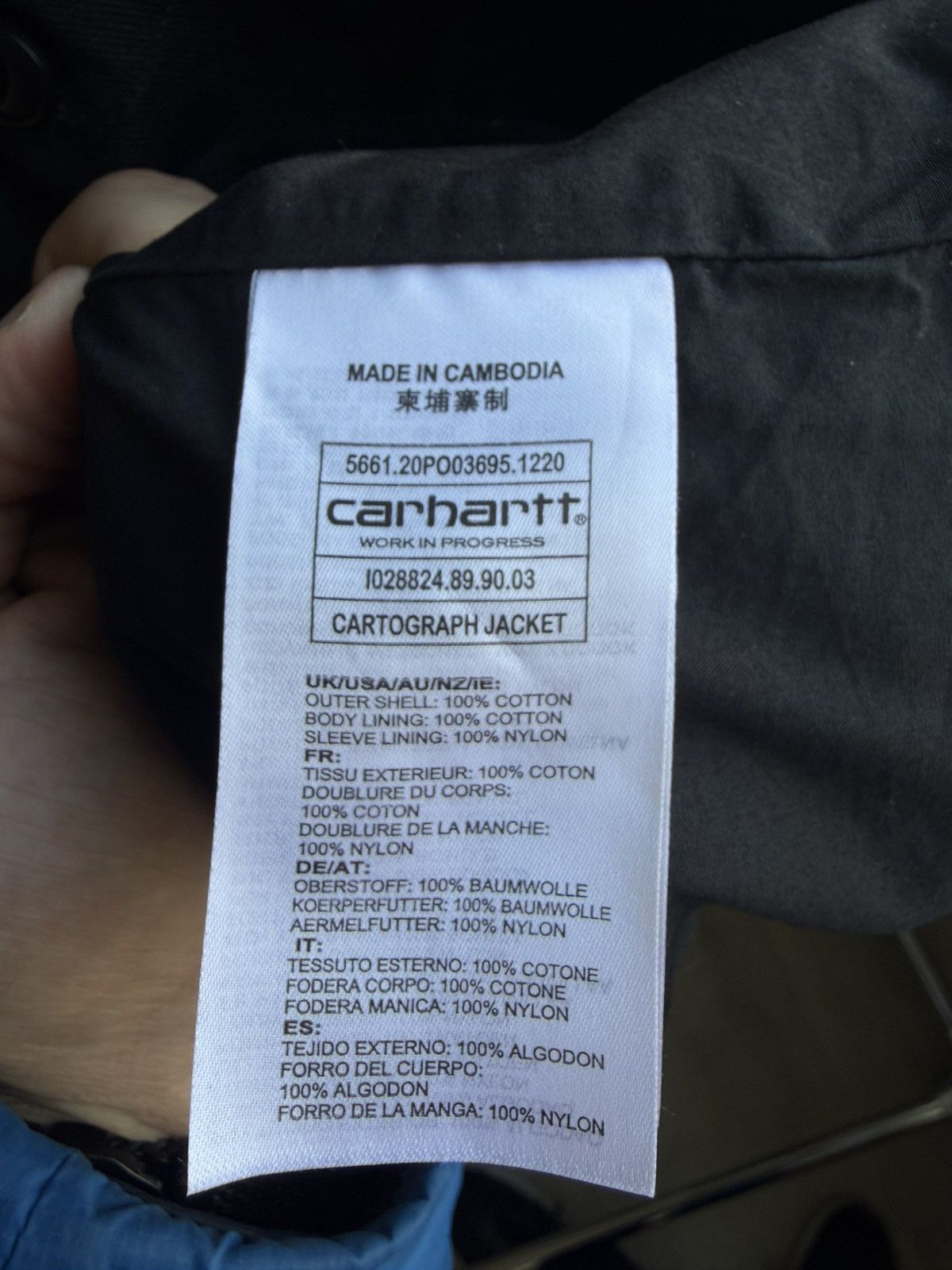 Carhartt Wip Rare CARHARTT WIP CARTOGRAPH JACKET Black men’s Size Small Size US S / EU 44-46 / 1 - 11 Thumbnail
