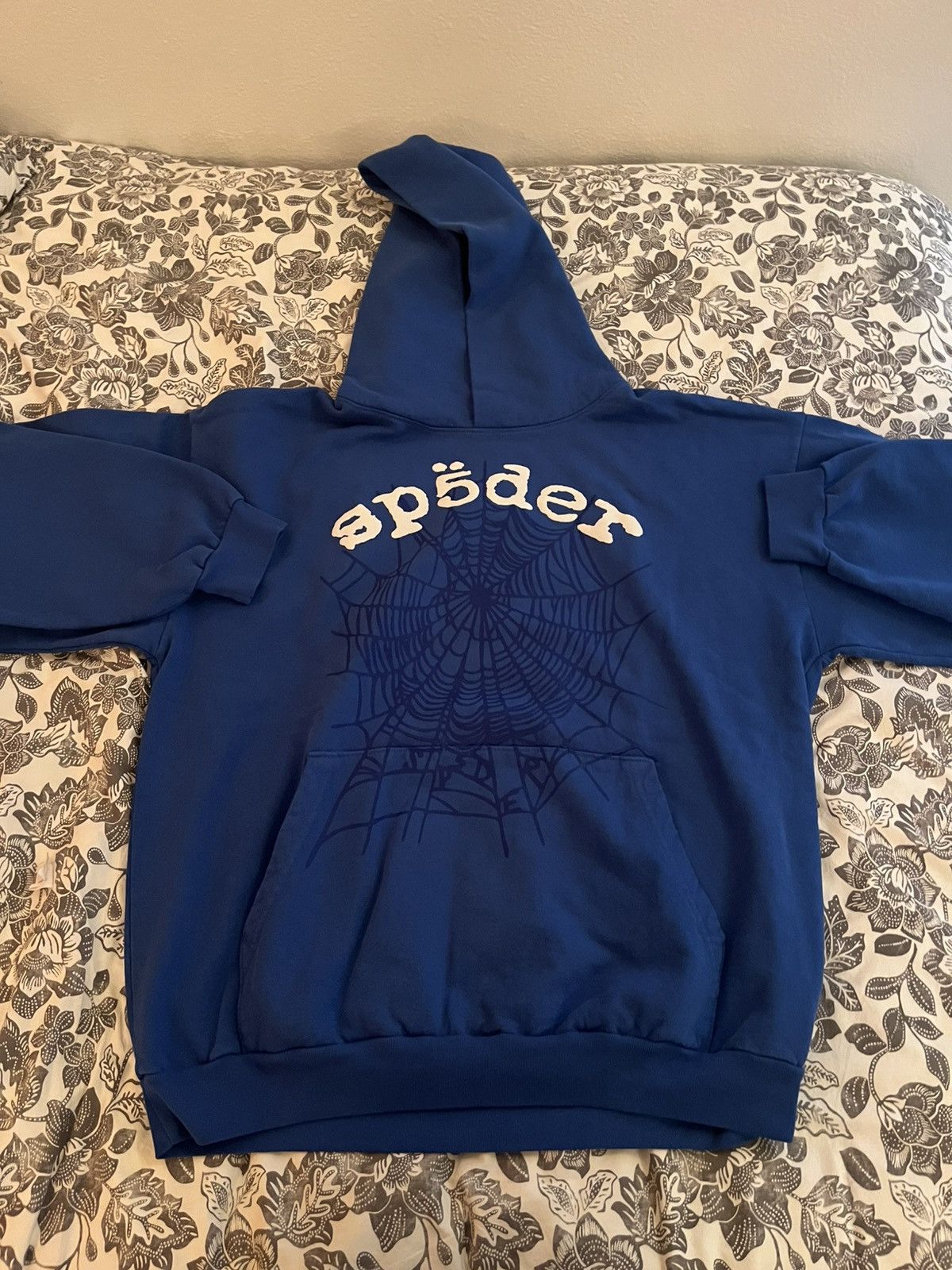 Spider Worldwide Hoodie Blue | Grailed