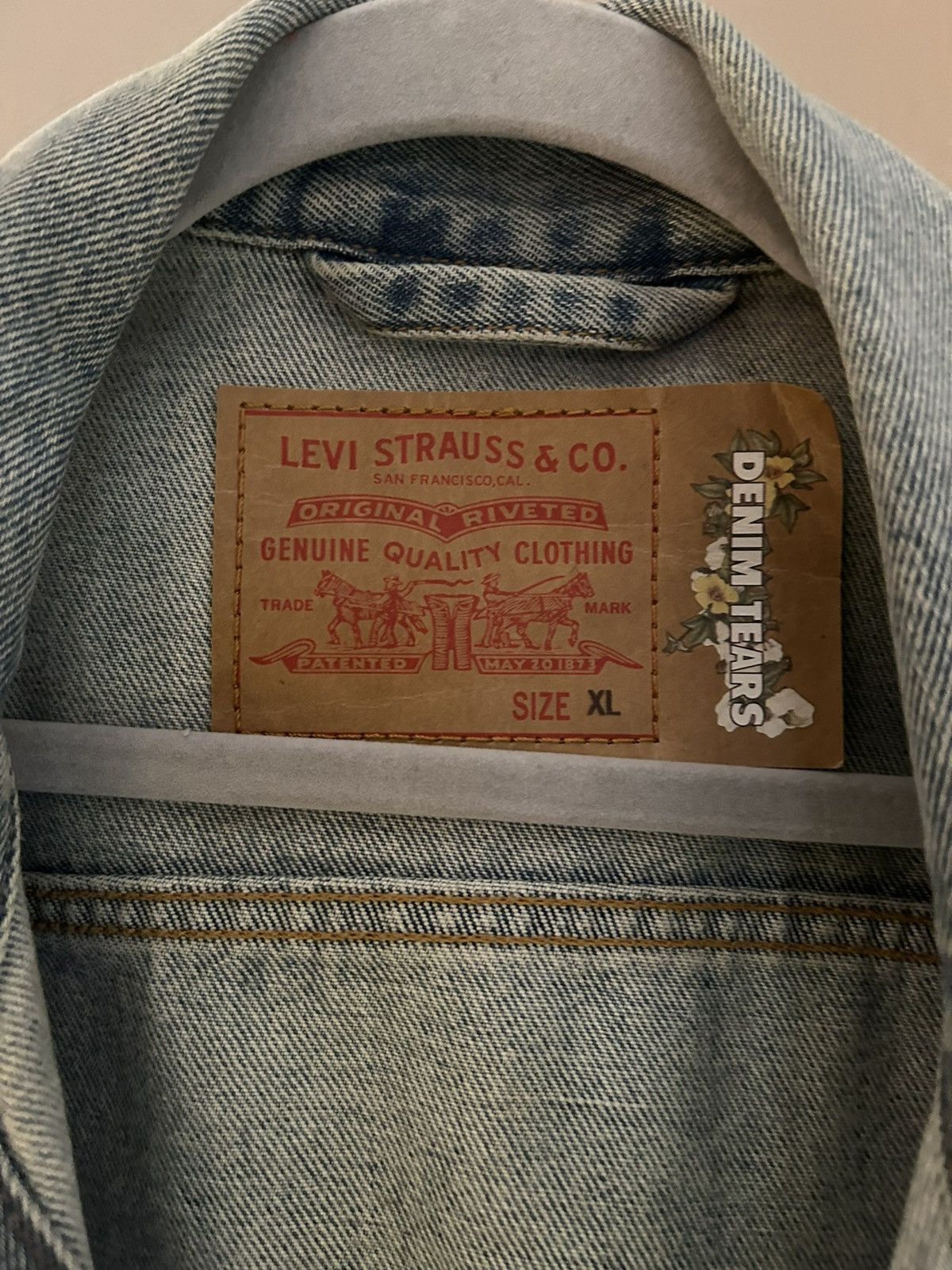 DENIM TEARS Denim Tears x Levi Jean Jacket Size US XL / EU 56 / 4 - 4 Thumbnail