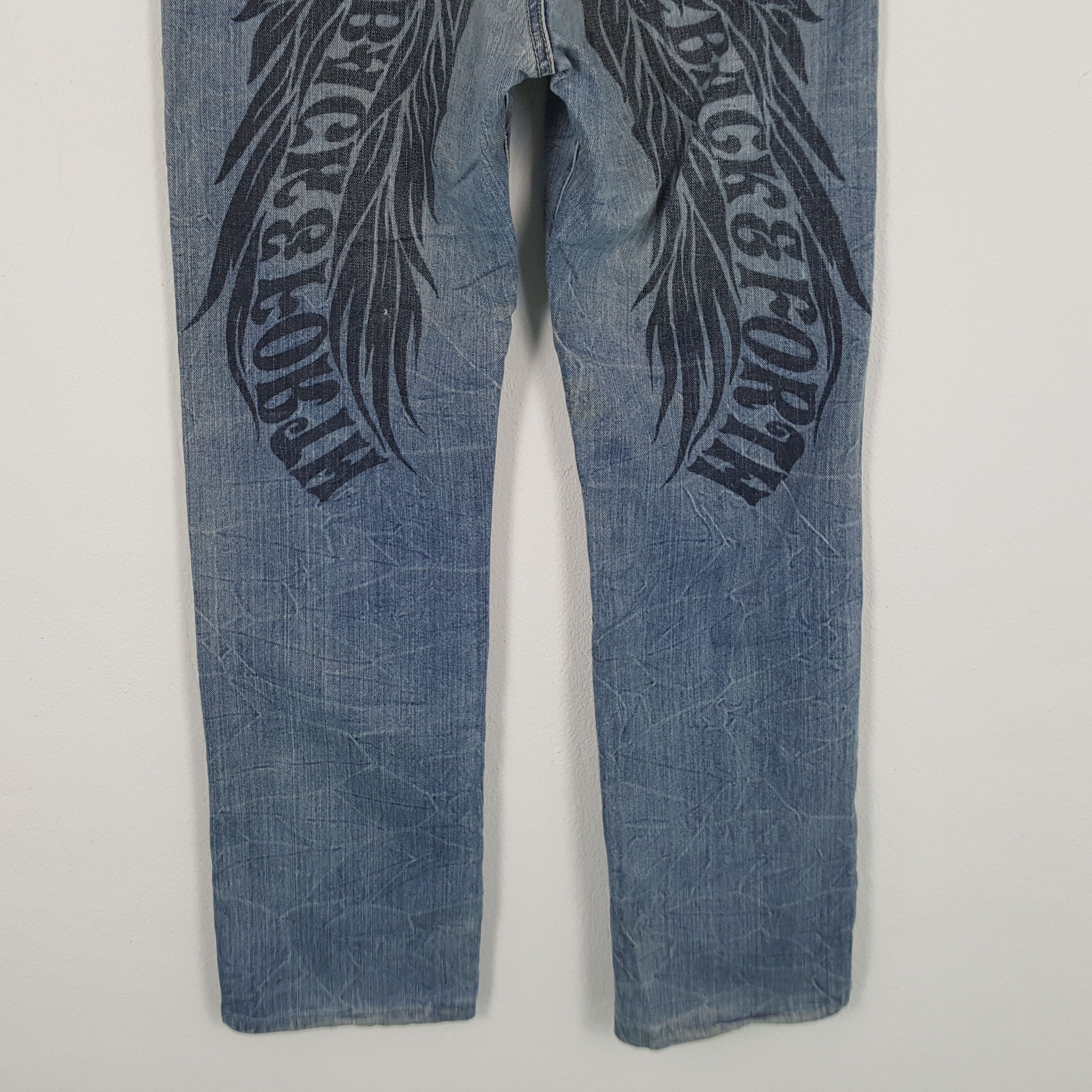 Vintage BACK & FORTH Rock Punk Streetwear Style Jeans Size US 31 - 3 Thumbnail