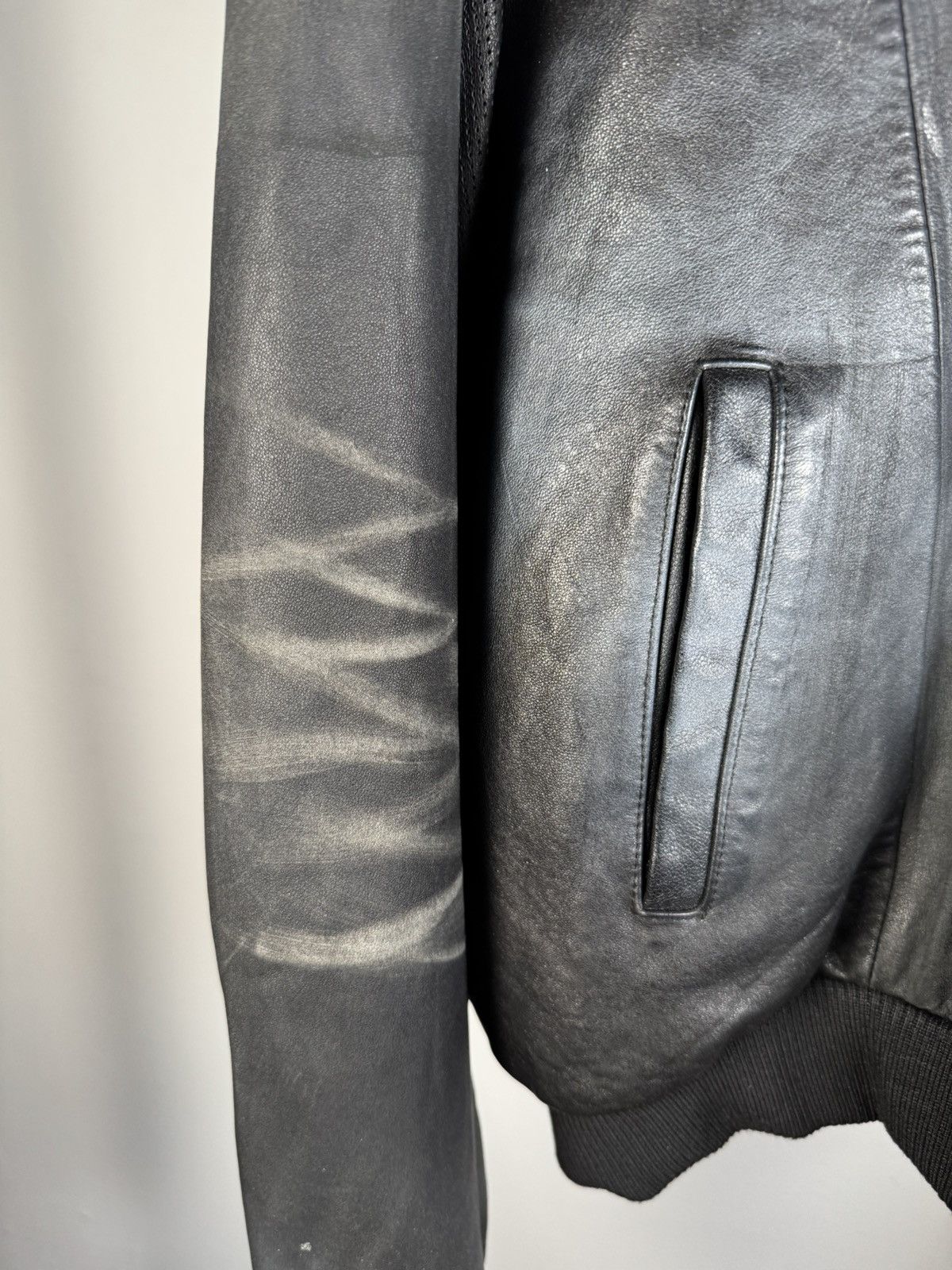 ALEXANDER DIGENOVA INSANE 2024 AGED SHEEPSKIN ASSEMBLAGE PANEL JACKET BRAND Size US L / EU 52-54 / 3 - 3 Thumbnail