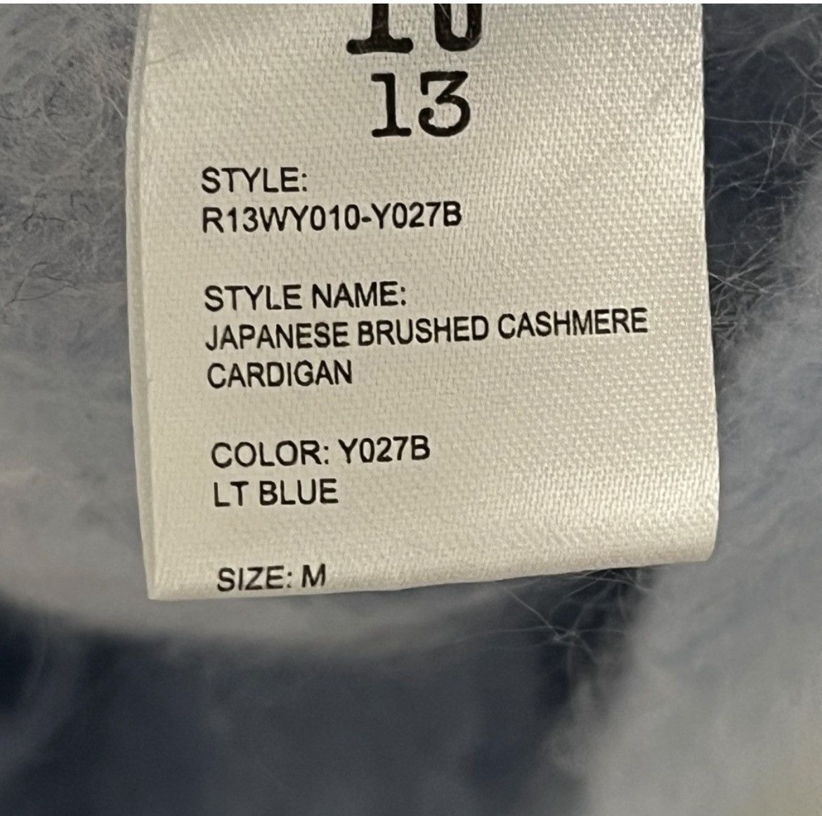 R13 Japanese Brushed Cashmere Cardigan medium Size US M / EU 48-50 / 2 - 9 Thumbnail