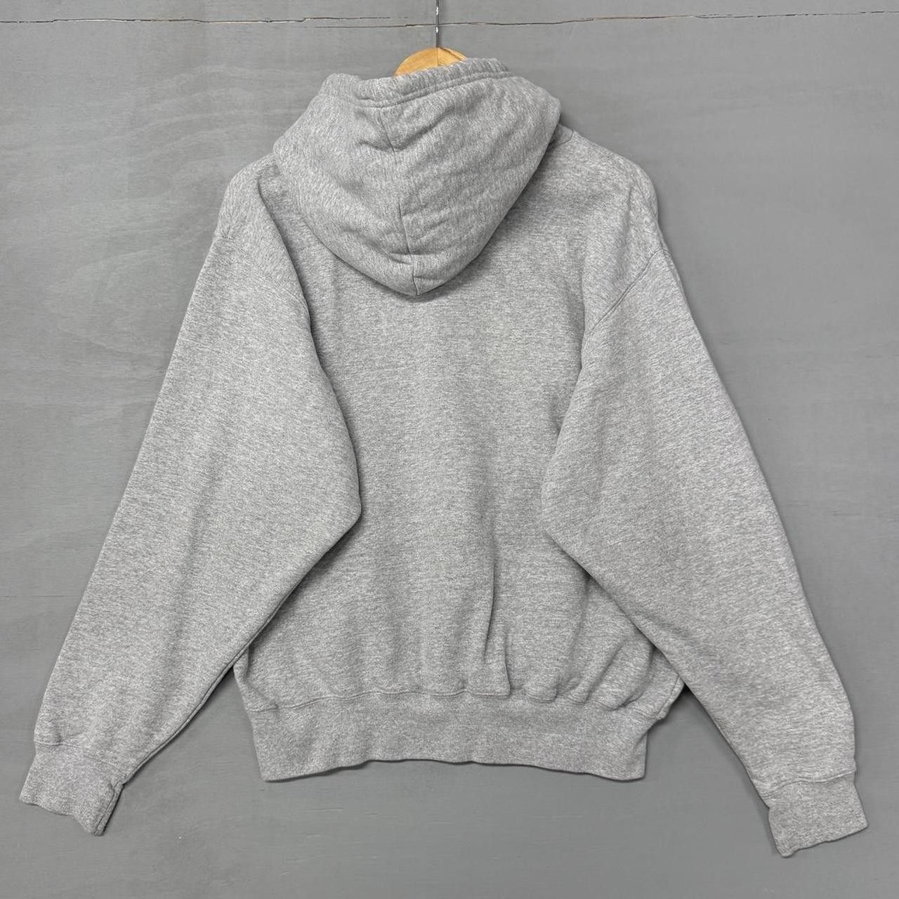 Nike US Navy Nike Center Swoosh Grey Drawstring 90s Hoodie Medium Size US M / EU 48-50 / 2 - 4 Thumbnail