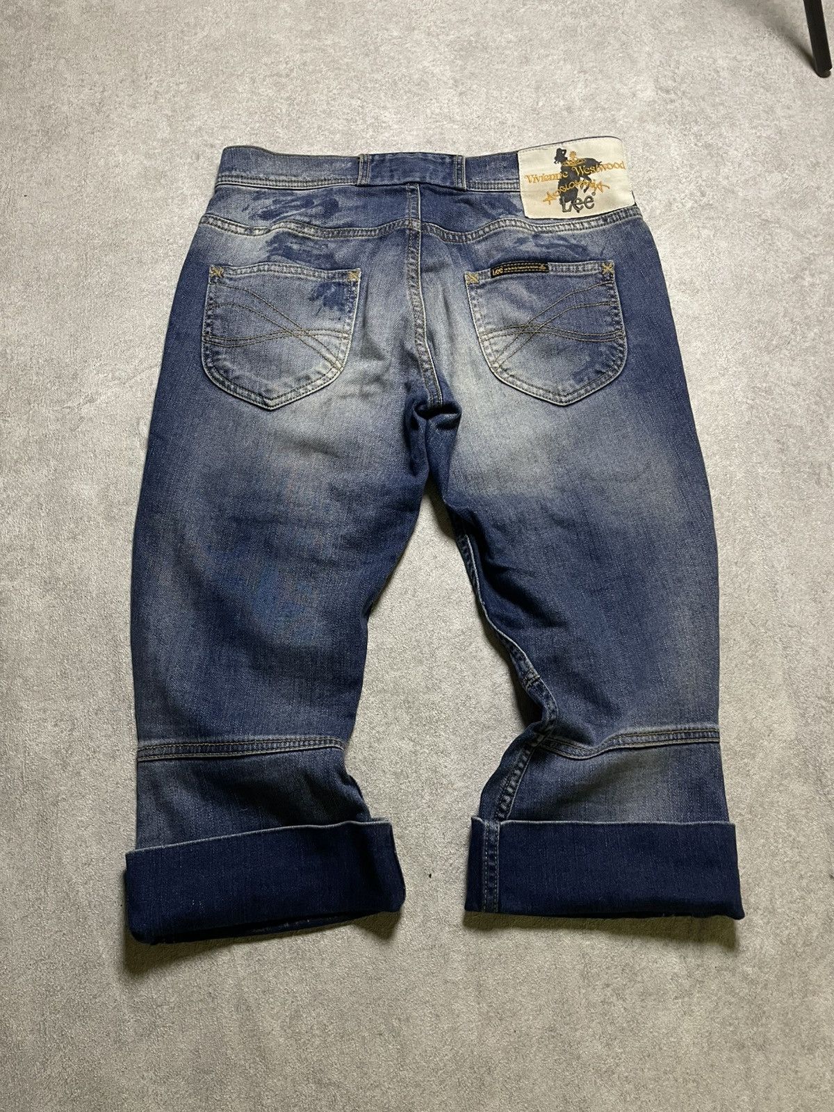 Lee × Vivienne Westwood Vivienne x Lee 2005 — twisted punk cutoffs archive heat Size US 29 - 2 Thumbnail