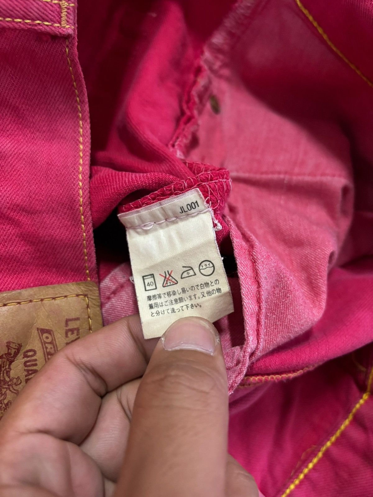 Levi's Rare Pink Levis Rindem Lot 509 #359 Loose Fit Jeans Size US 36 / EU 52 - 11 Thumbnail