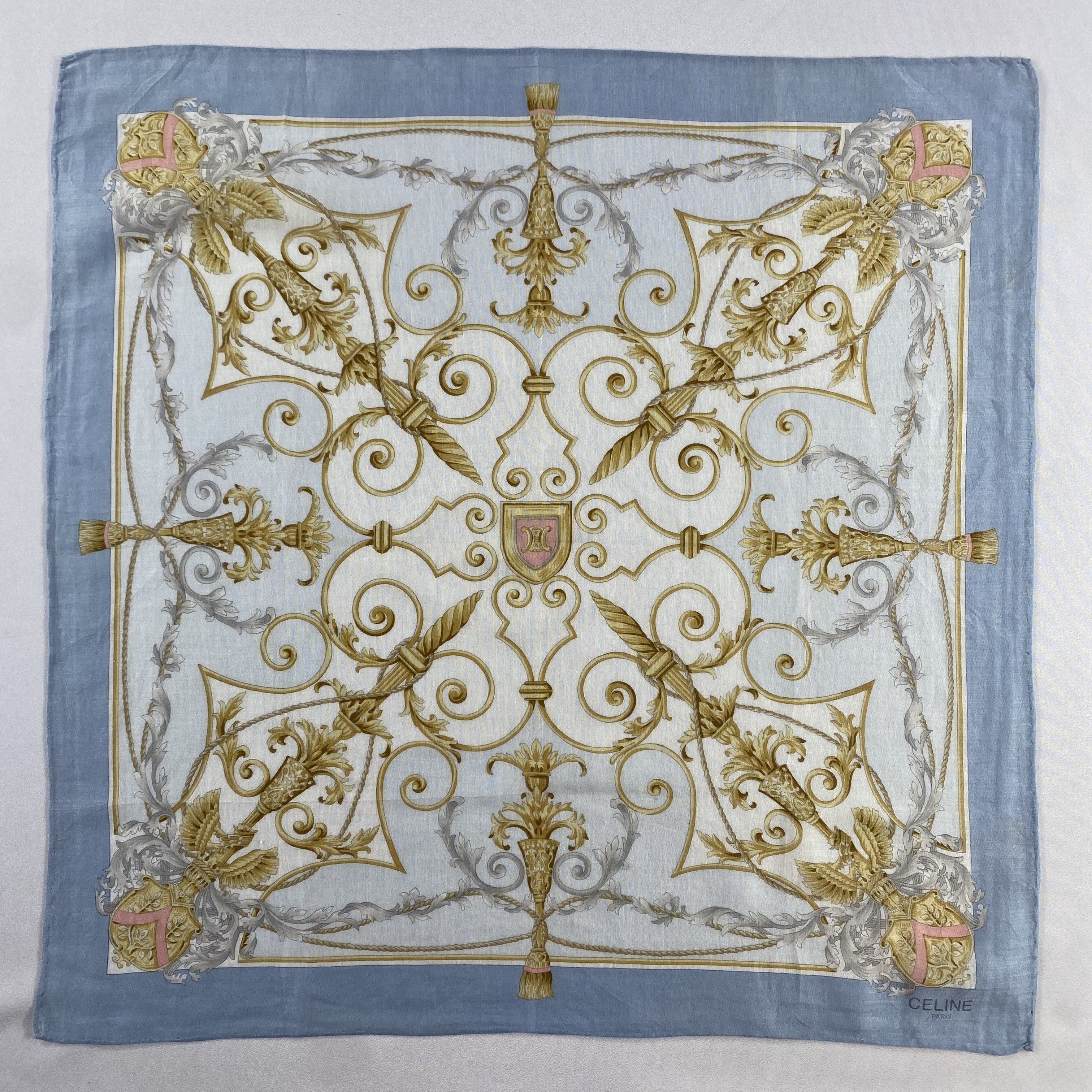 Celine × Vintage Celine Handkerchief / Neckerchief / Bandana-P1614 Size ONE SIZE - 1 Thumbnail