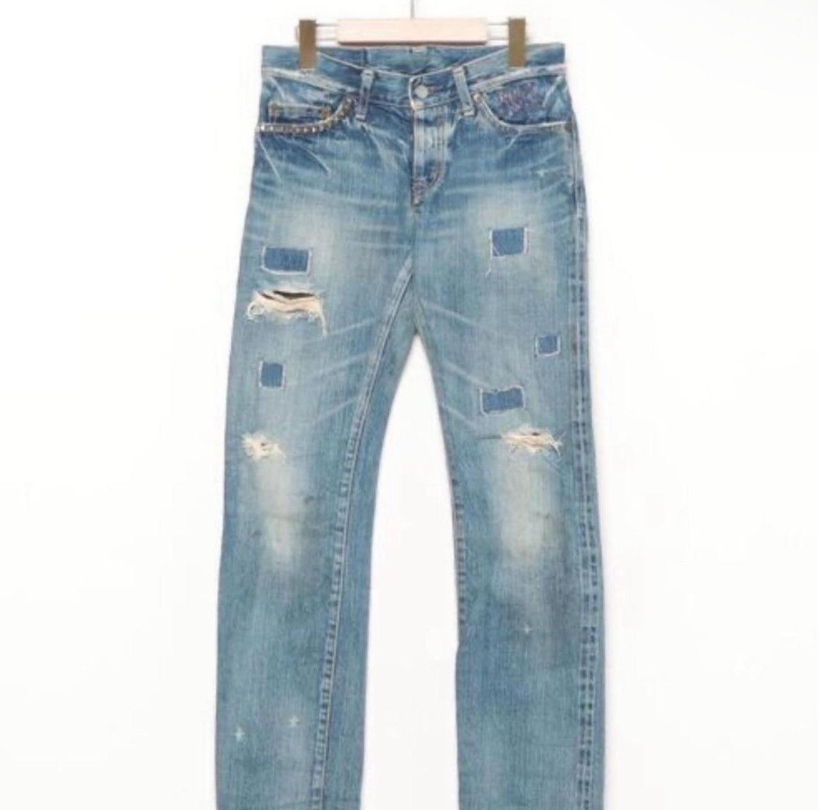 Hysteric Glamour × Japanese Brand hysteric glamour patch denim Size US 29 - 1 Thumbnail
