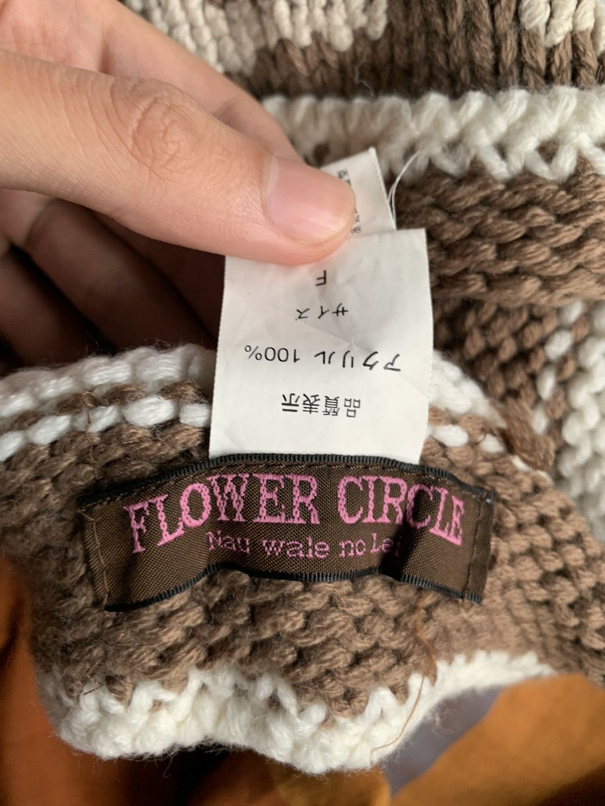 Japanese Brand × Kapital × Vintage FLOWER CIRCLE KNITTED WINTER SESSIONS EAR FLAP BEANIE HATS Size ONE SIZE - 9 Thumbnail