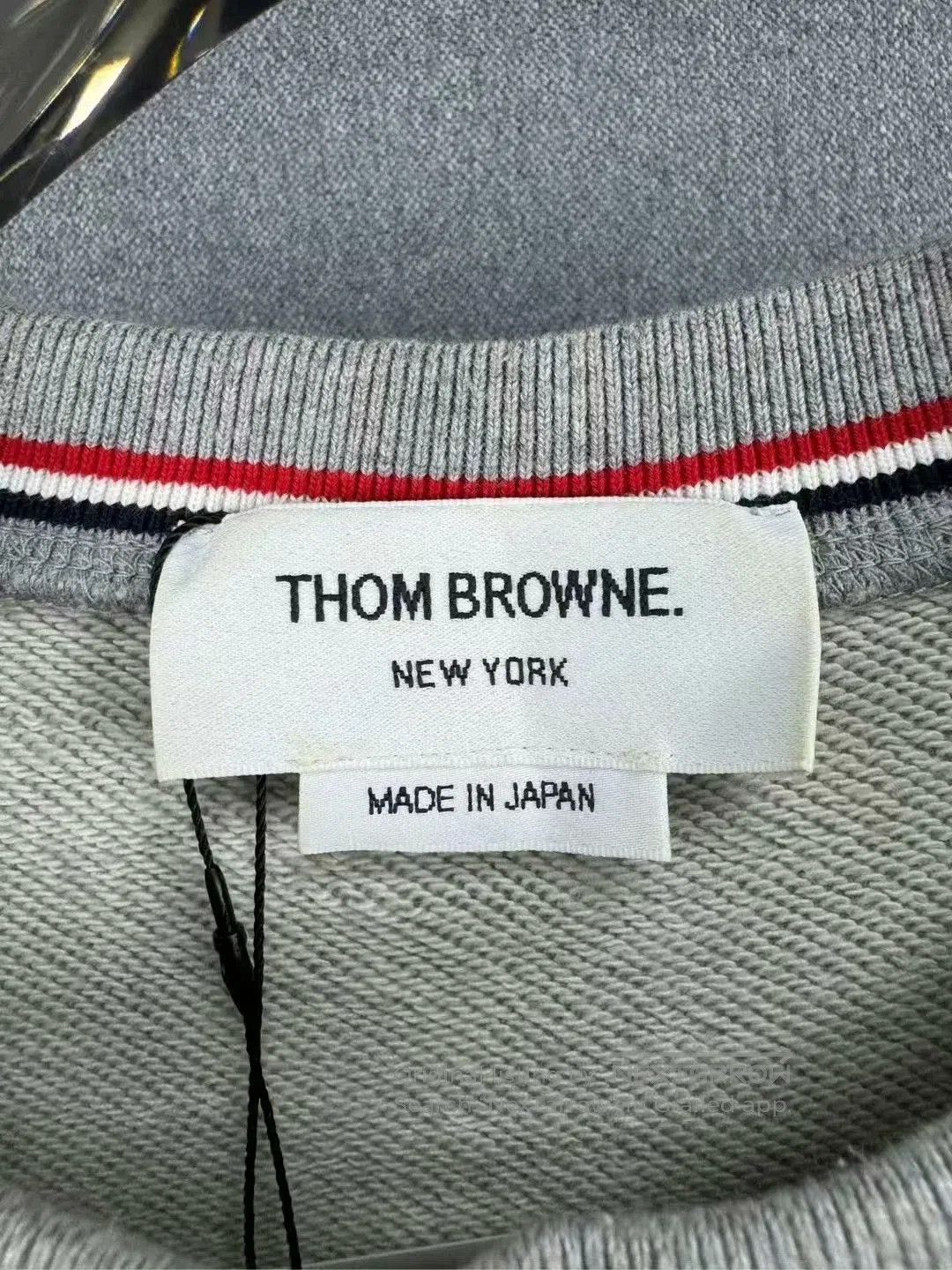 Thom Browne thom browne gray striped knit sweatshirt. Size US M / EU 48-50 / 2 - 4 Thumbnail