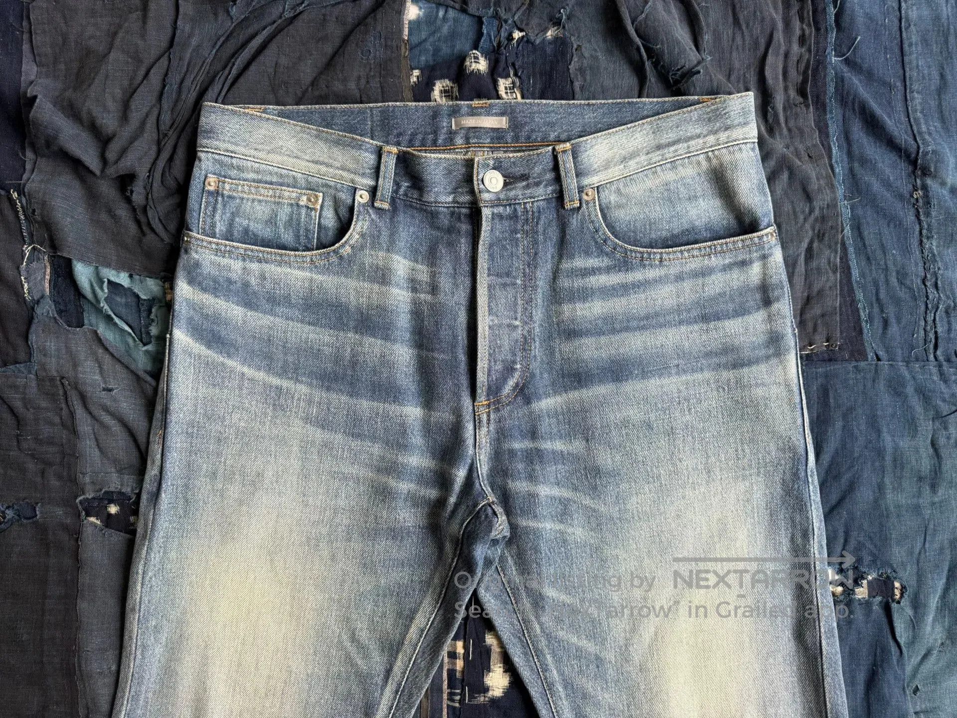 Dior DIOR Washed Distressed Straight. Size US 31 - 3 Thumbnail