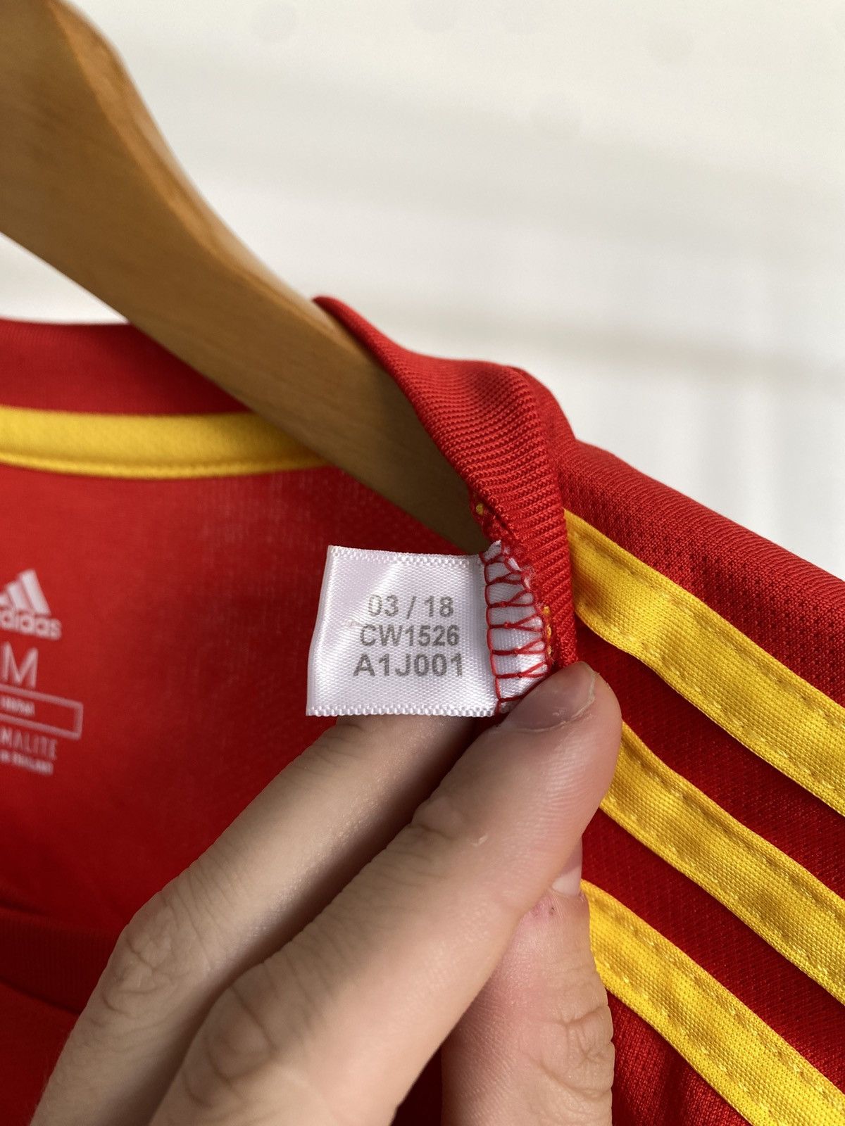 Adidas Adidas Spain 2018 Fifa World Cup Russia 2018 Size US M / EU 48-50 / 2 - 7 Thumbnail
