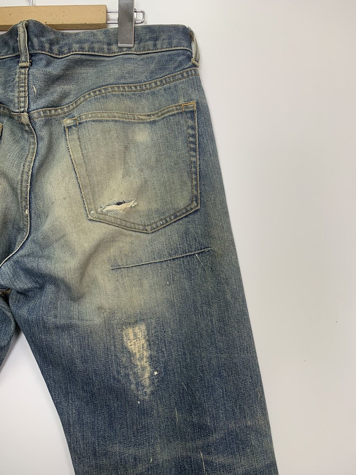 Takeo Kikuchi × Vintage Vintage Takeo Kikuchi distressed denim Size US 44 / EU 60 - 10 Thumbnail
