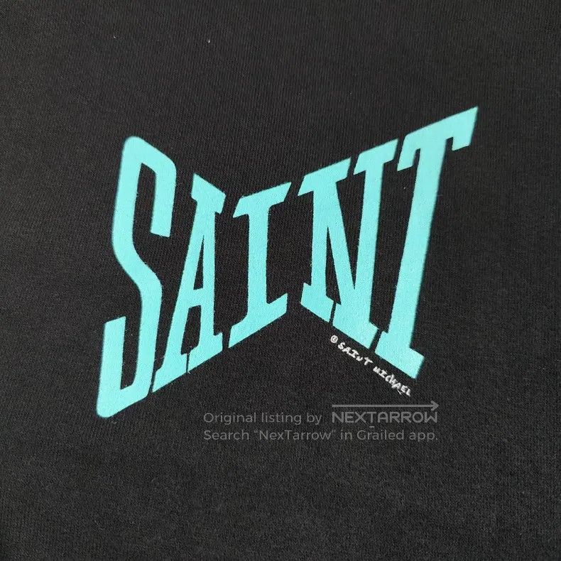 Saint Michael Saint Michael Worn pullover hooded sweatshirt Size US M / EU 48-50 / 2 - 2 Thumbnail