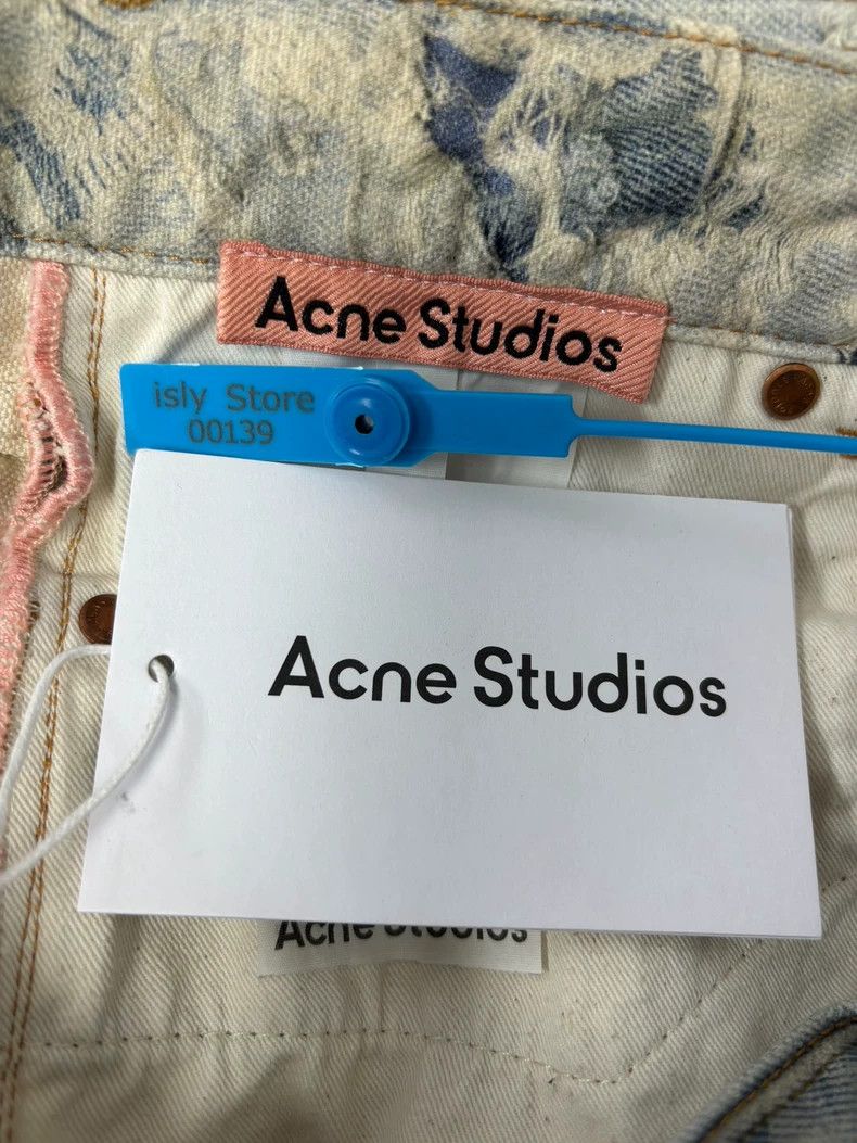 Acne Studios acne studios size:40 Heavy work damaged inkjet jeans 2506- Size US 26 / EU 42 - 4 Thumbnail