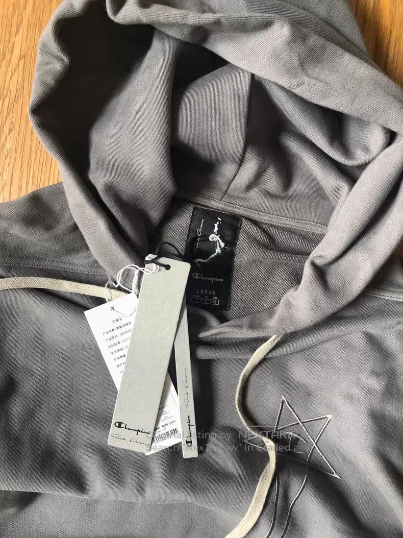 Rick Owens Rick Owens Champion Collaboration One-Piece Fashion Hoodie Size US L / EU 52-54 / 3 - 5 Thumbnail