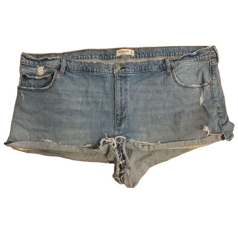 Abercrombie & Fitch Abercrombie & Fitch The Mom High Rise Plus Size Shorts 24 Size 37" - 3 Thumbnail
