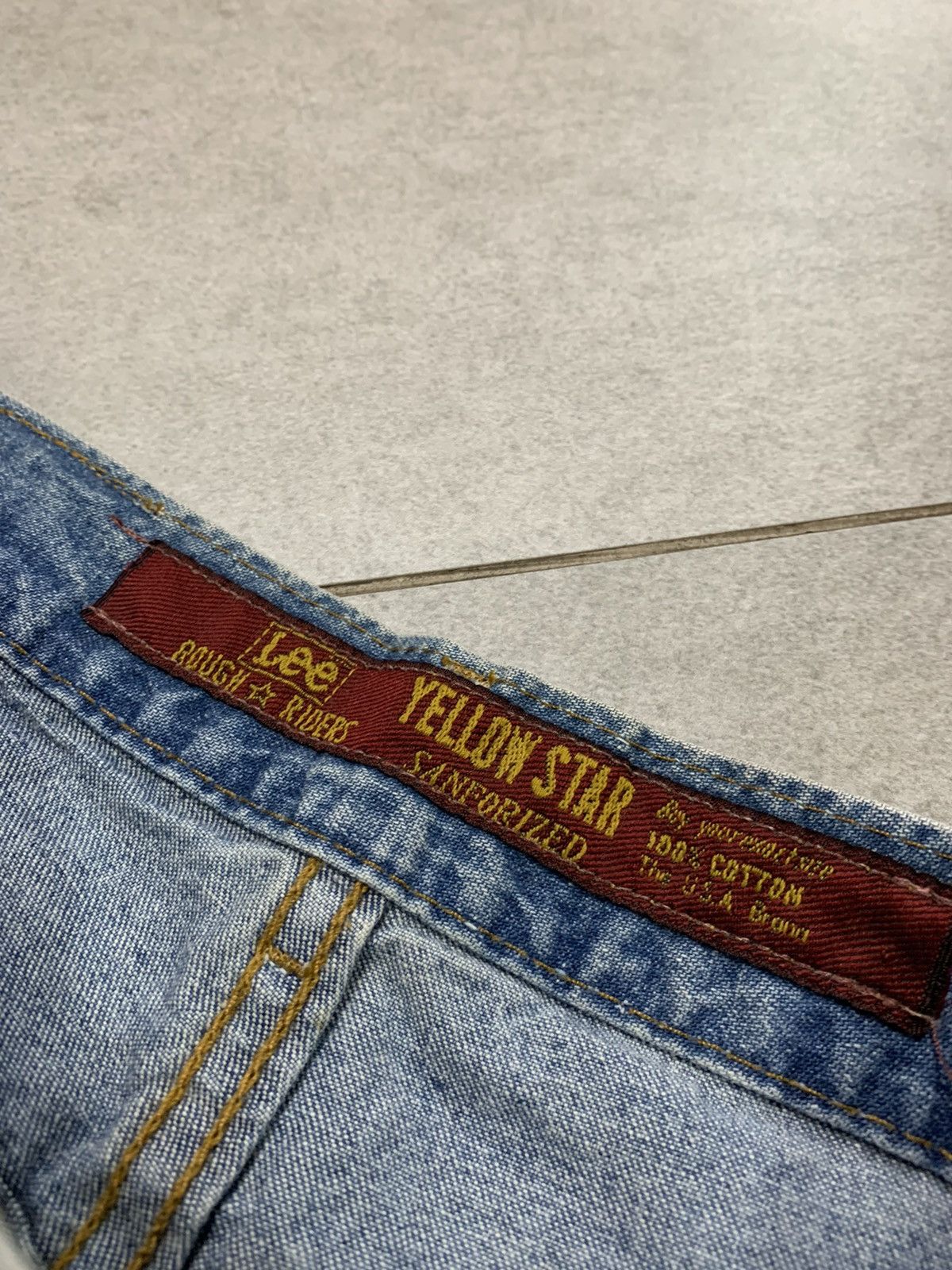 Lee 90s Vintage Dead stock Lee Denim Bootcut jean Trousers Size 29" - 6 Thumbnail