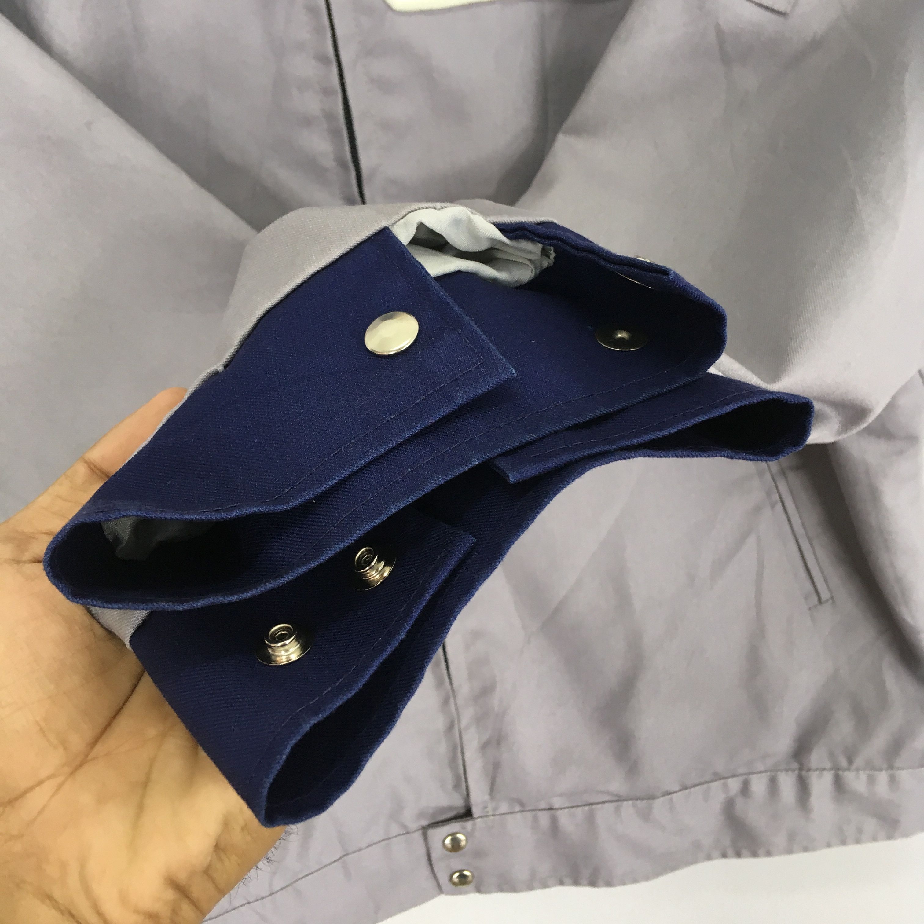 Japanese Brand Vintage 76 Lubricants Union Gasoline Motor Oil Gray Jacket Size US M / EU 48-50 / 2 - 6 Thumbnail
