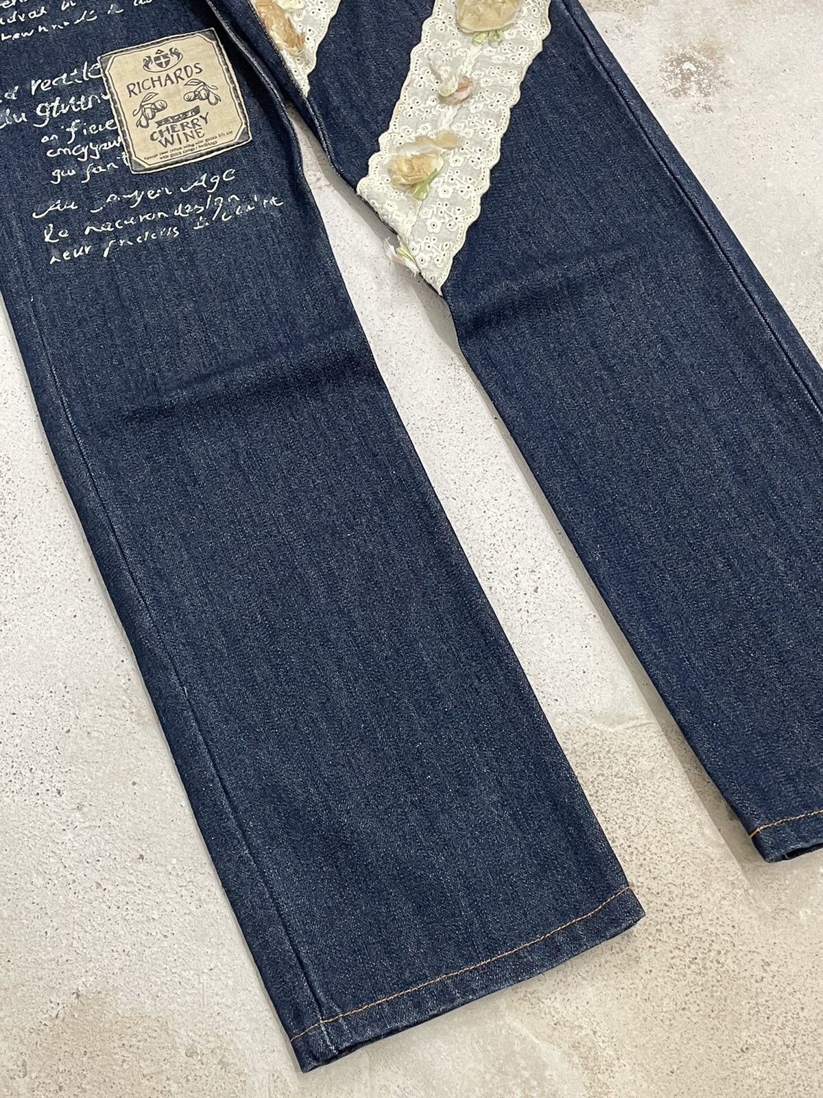 Designer Cawaii Slim Flower Art Life France Poem Size 27" / US 4 / IT 40 - 6 Thumbnail