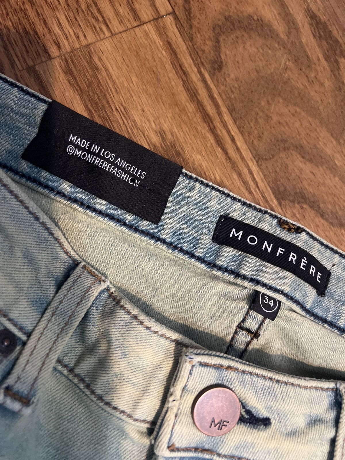 MONFRERE Monfrère Greyson Skinny Jeans – Size 34 Size US 34 / EU 50 - 7 Thumbnail