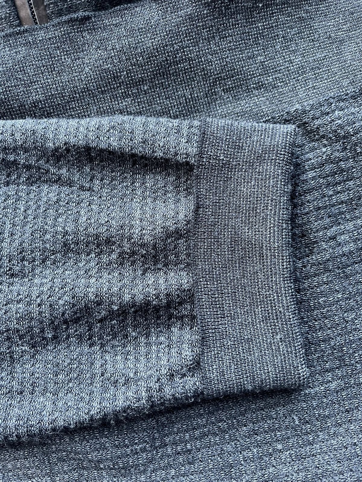 Ermenegildo Zegna Ermenegildo Zegna Zip 1\4 Grey Wool 100% Size US L / EU 52-54 / 3 - 8 Thumbnail