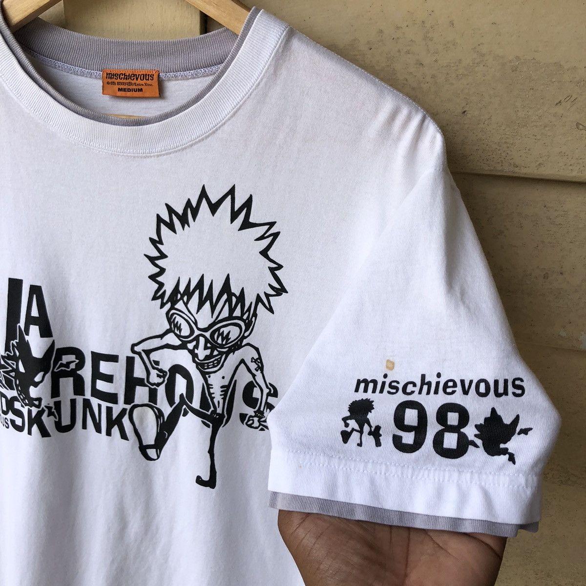 If Six Was Nine Vintage 00s Mischievous Skunk Tshirt Size US M / EU 48-50 / 2 - 3 Thumbnail