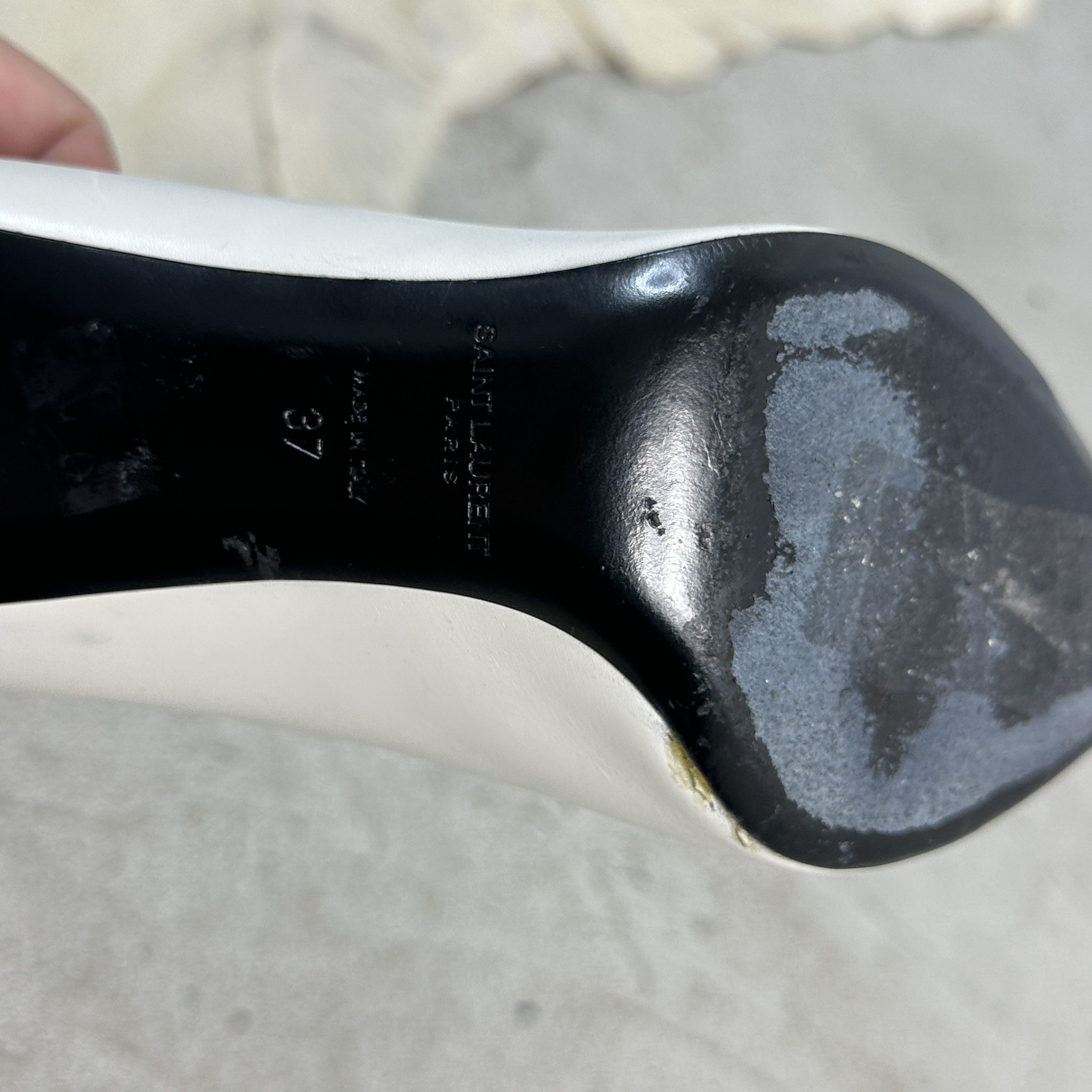 Saint Laurent Paris × Vintage Saint Laurent Paris Heels Size US 6 / IT 36 - 7 Thumbnail