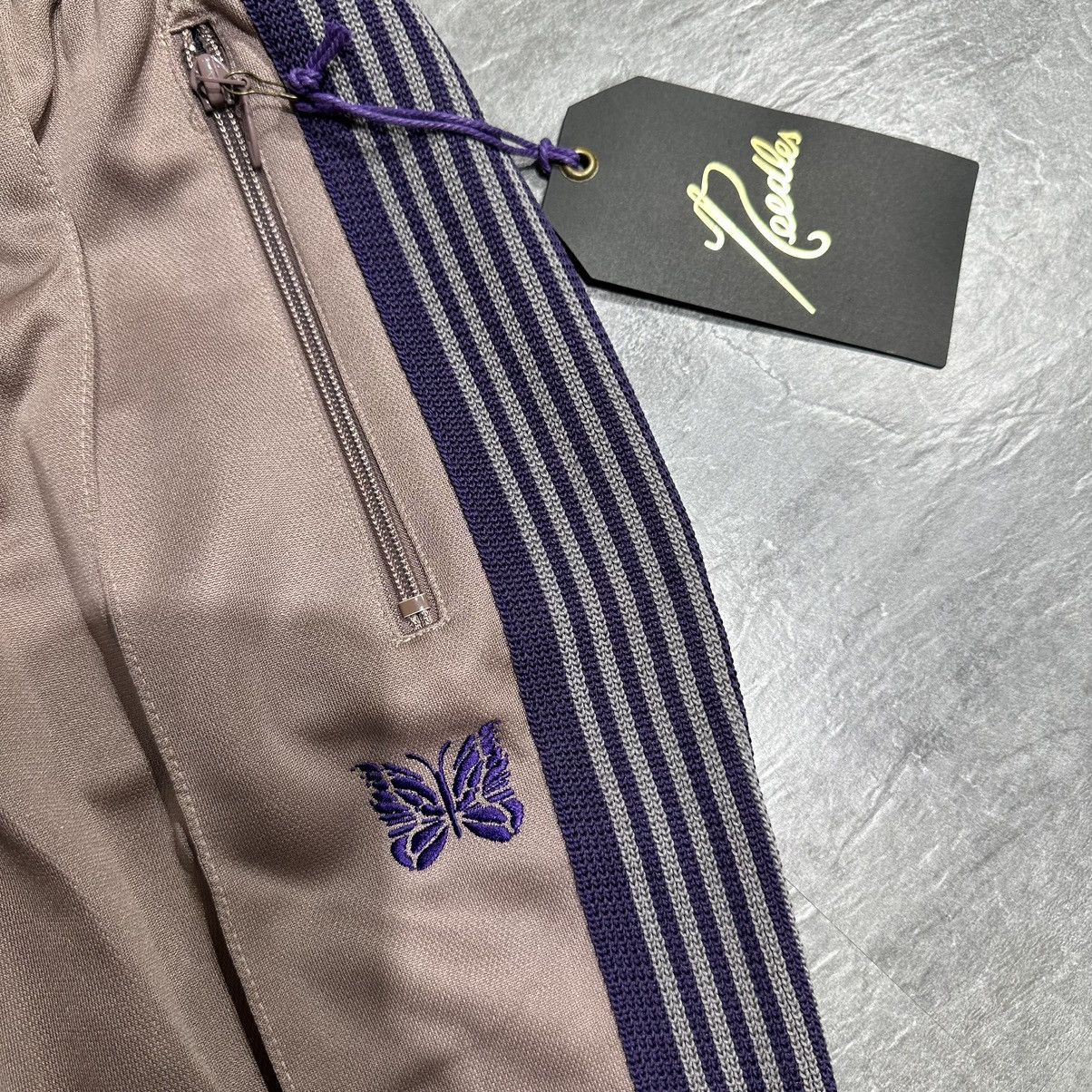 Needles Needles FW22 Track Pants - Taupe Size US 30 / EU 46 - 2 Thumbnail