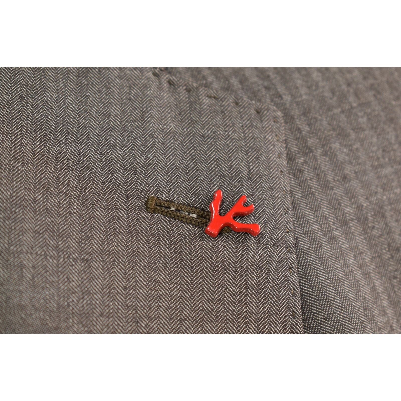Isaia isaia Suit Size US 44 Regular in Brown Size 44R - 3 Thumbnail