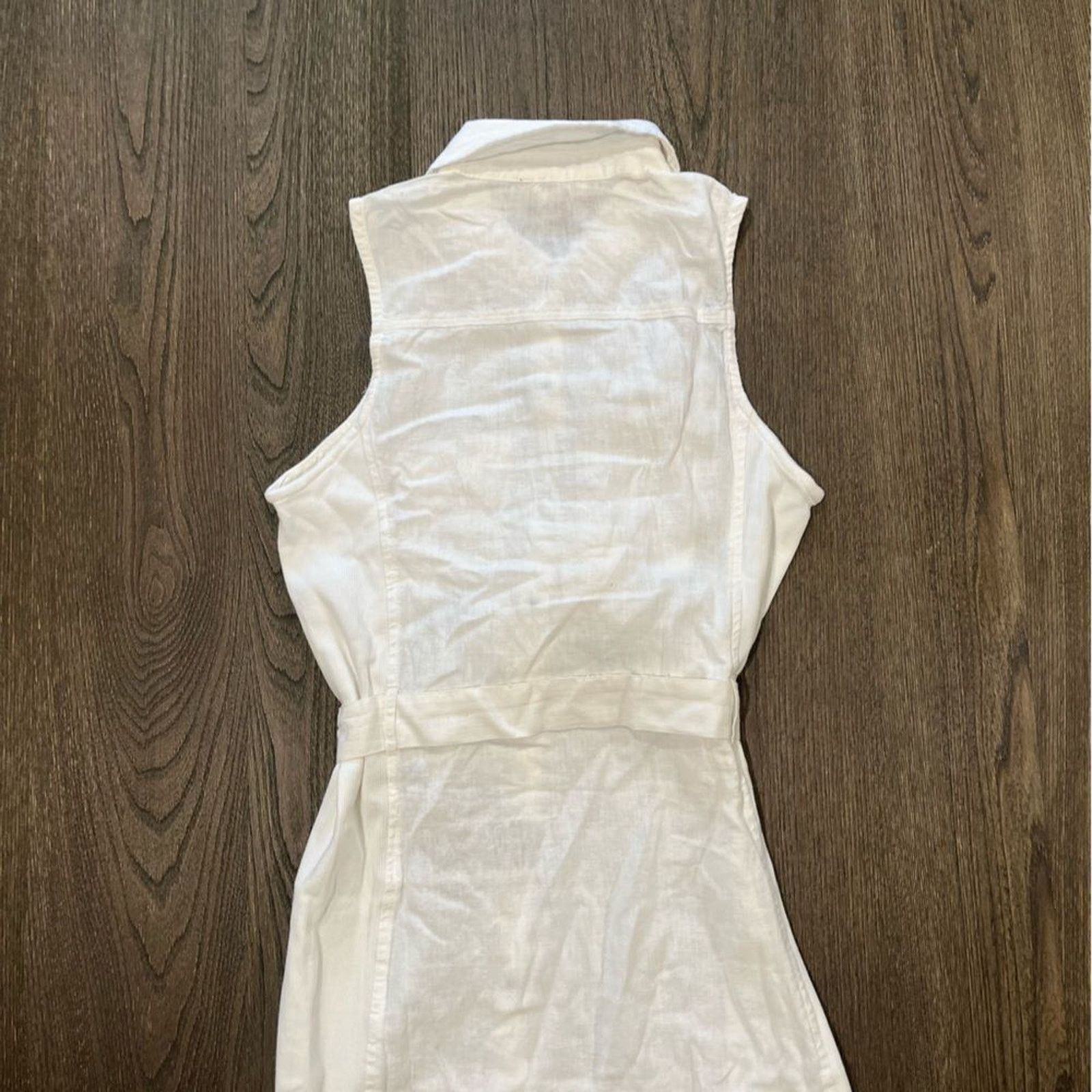 Guess NWOT Guess Los Angeles Collared Utility Tie Waist Dress Size M / US 6-8 / IT 42-44 - 7 Thumbnail